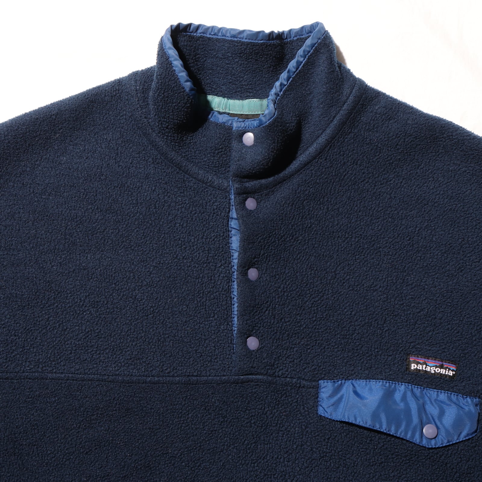 極美品 XL 雪無し ポルトガル製 ネイビー シンチラスナップT Patagonia