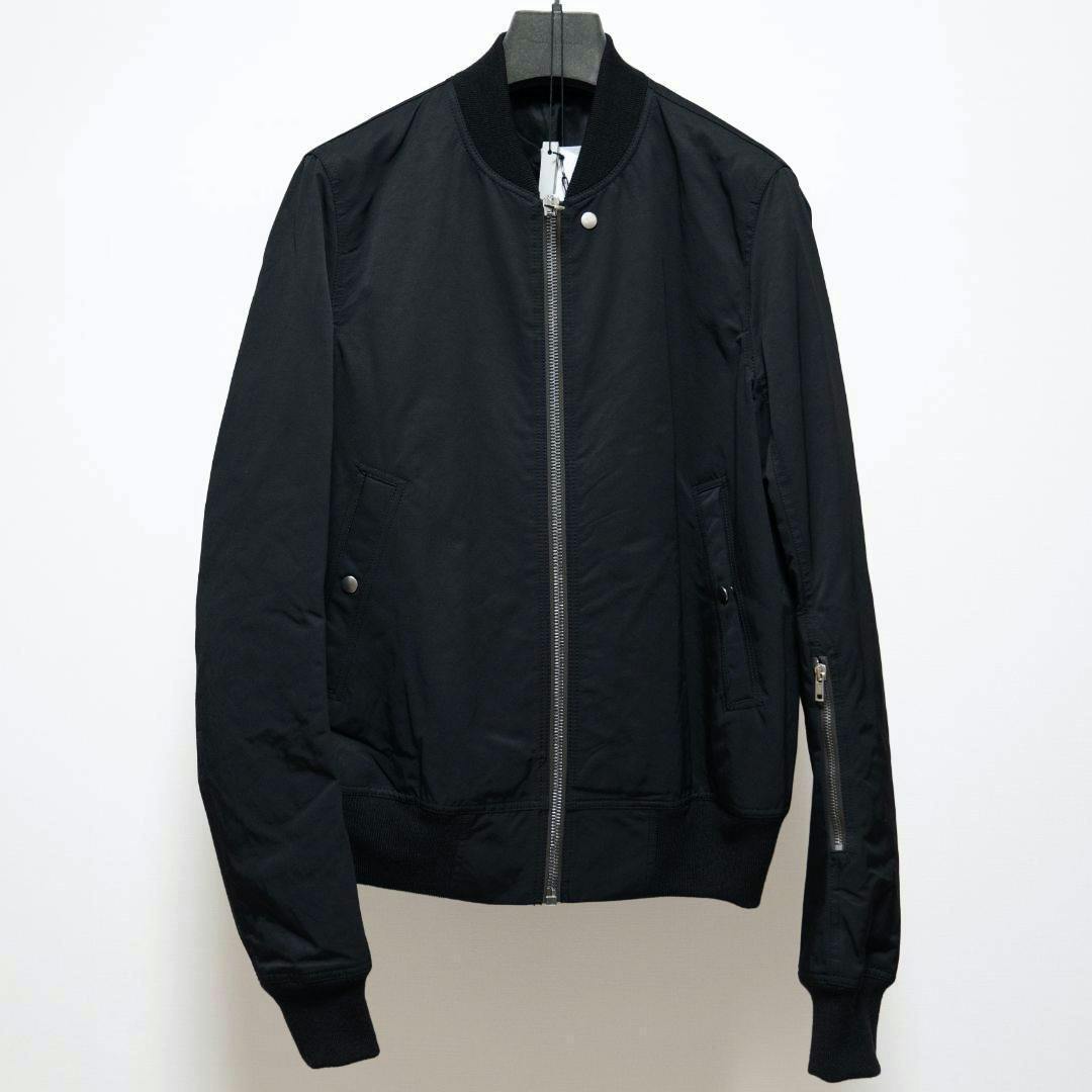 Rick Owens 21FW CROPPED FLIGHT BOMBER size:48 col:Black | AN