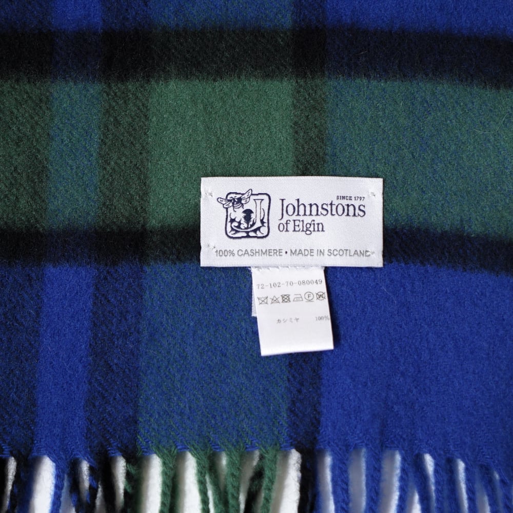 Johnstons カシミヤ大判ストール エリバンク | 中古ジョンストンズ