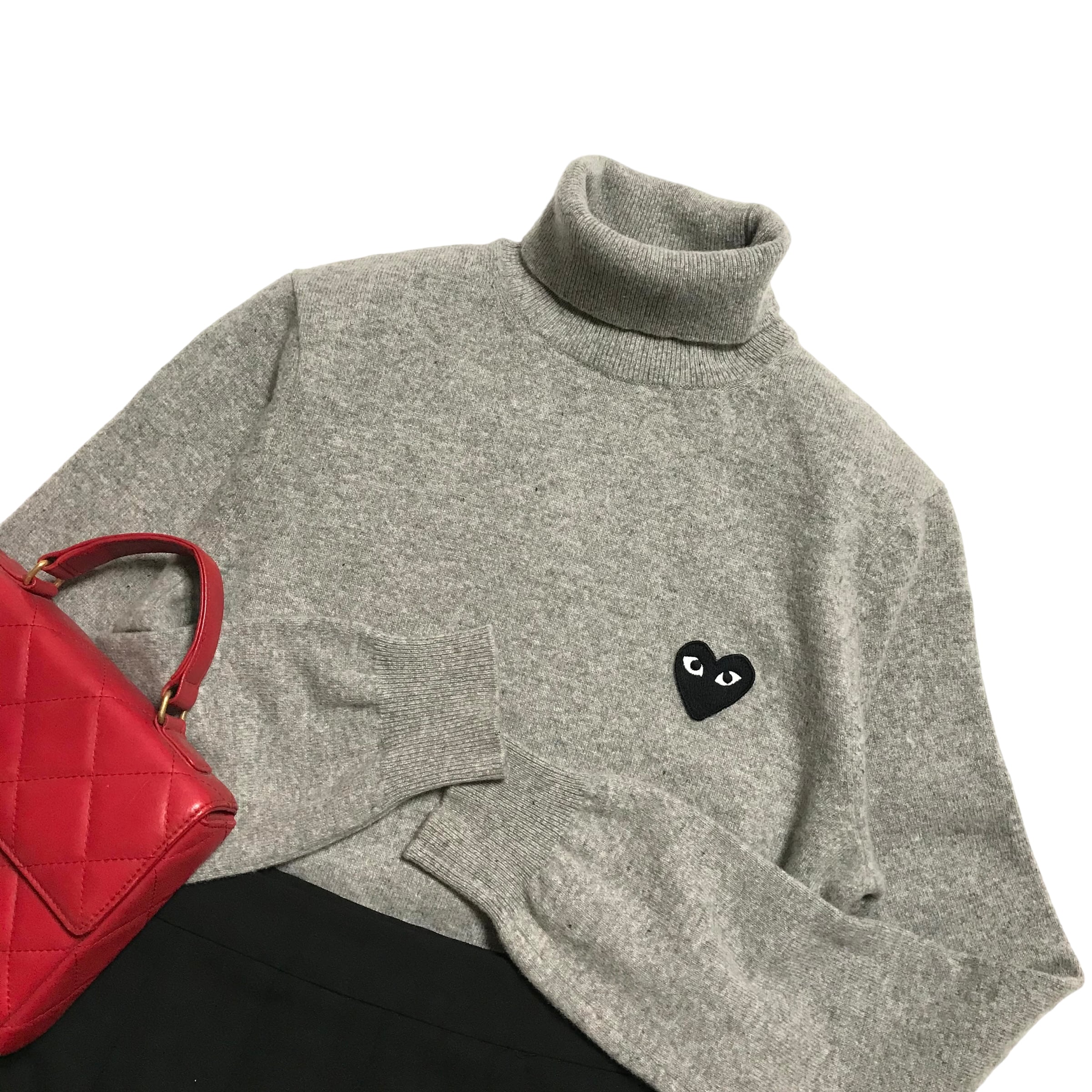 a1079 PLAY COMME des GARCONS tops Knit プレイ コムデギャルソン
