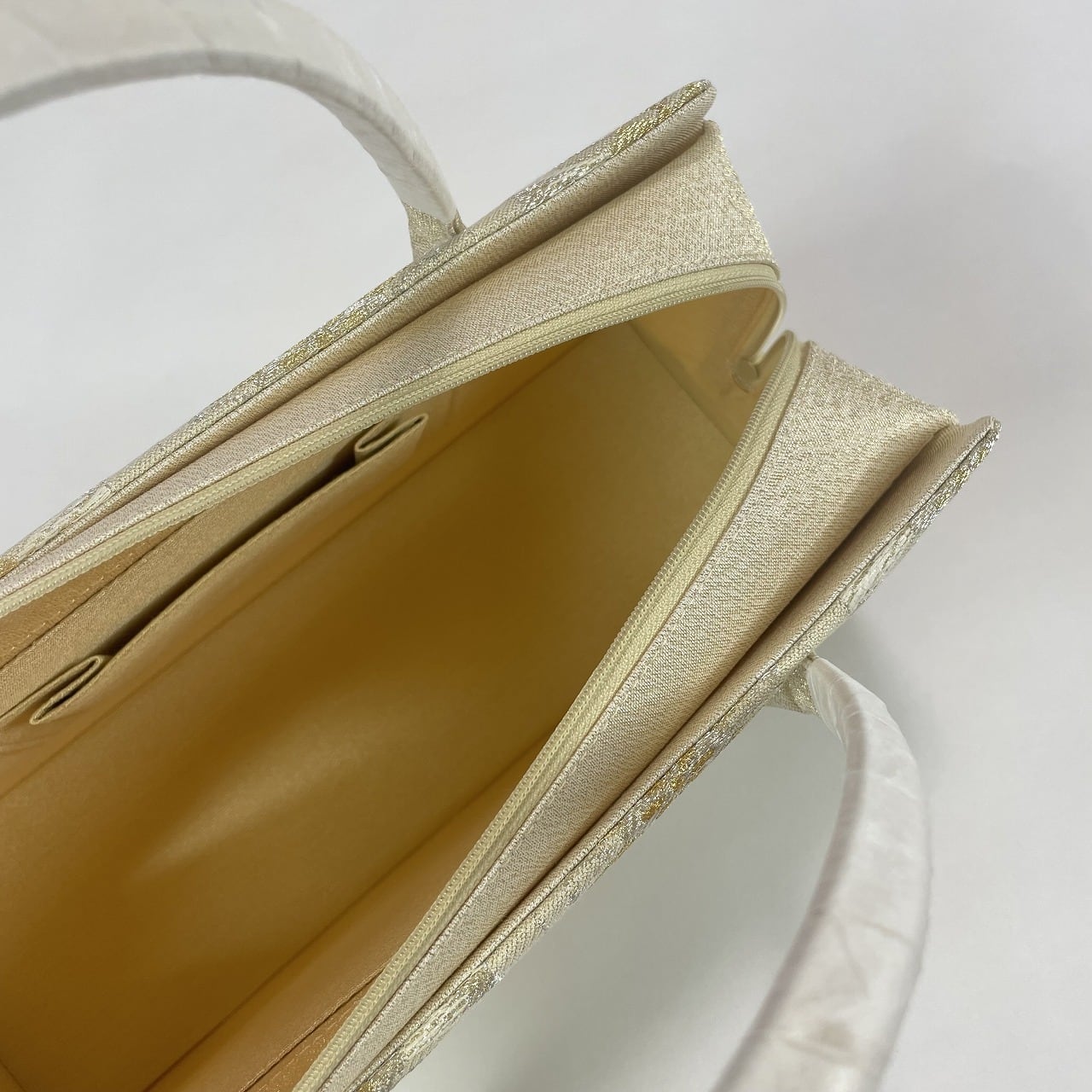 利休バッグ 西陣帯地 金 | きもの処 凛屋 ONLINE SHOP