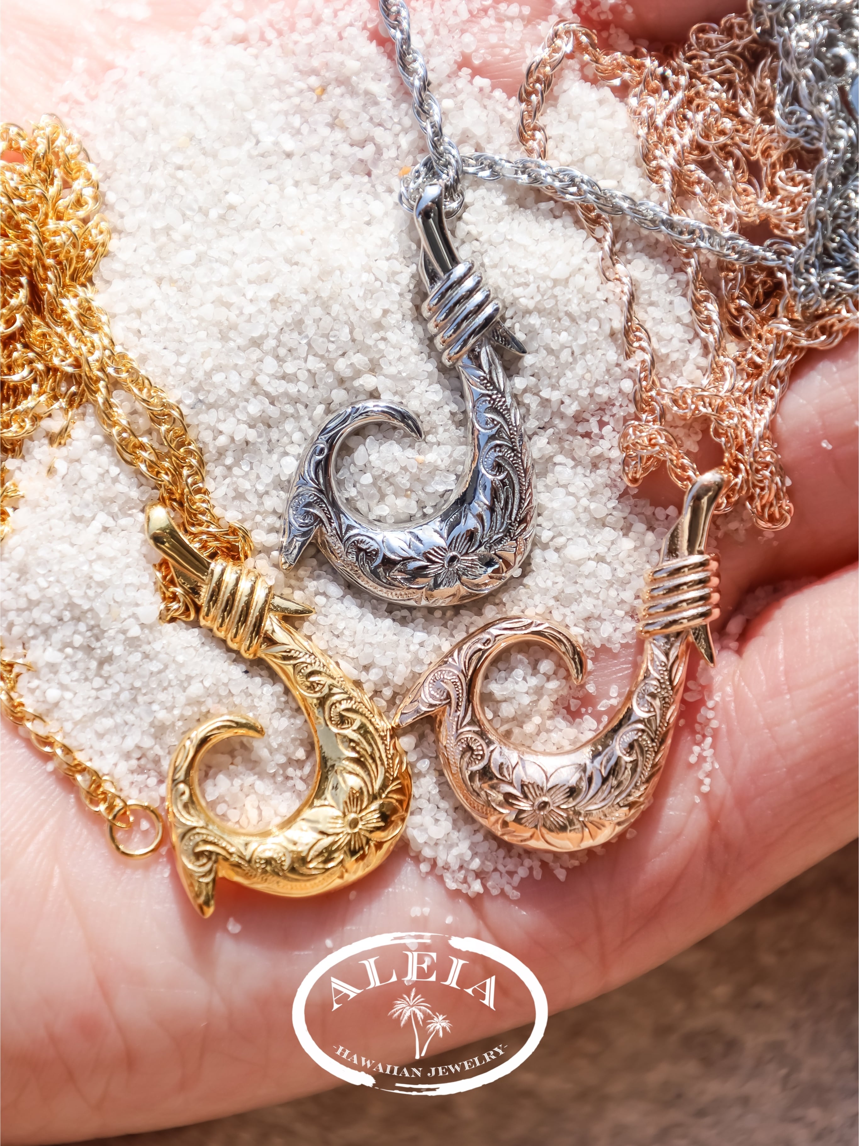 Fish Hook Necklace [316L] ハワイアンジュエリー | ALEIA【Hawaiian