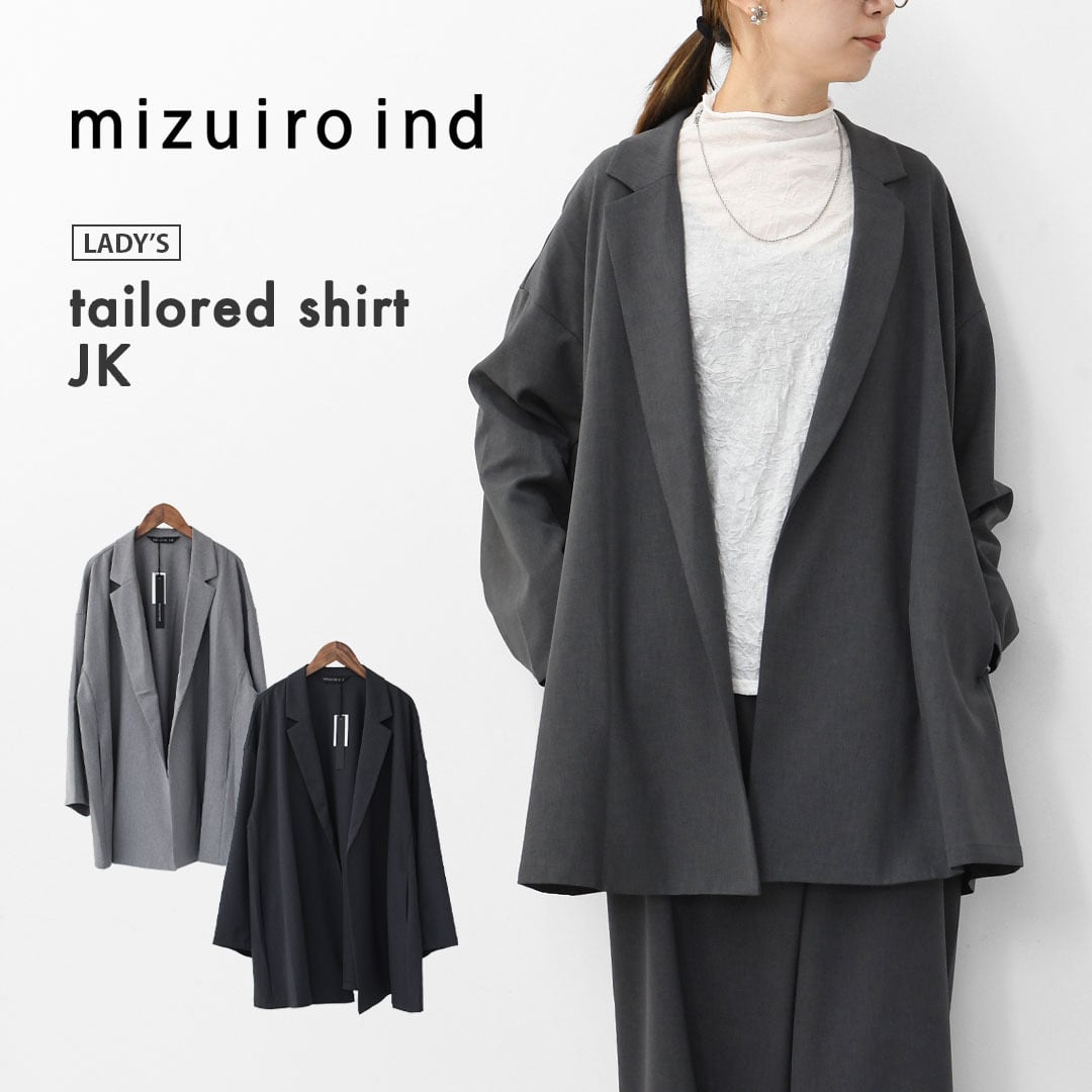 mizuiro ind [ミズイロ インド] tailored shirt JK [3-230103