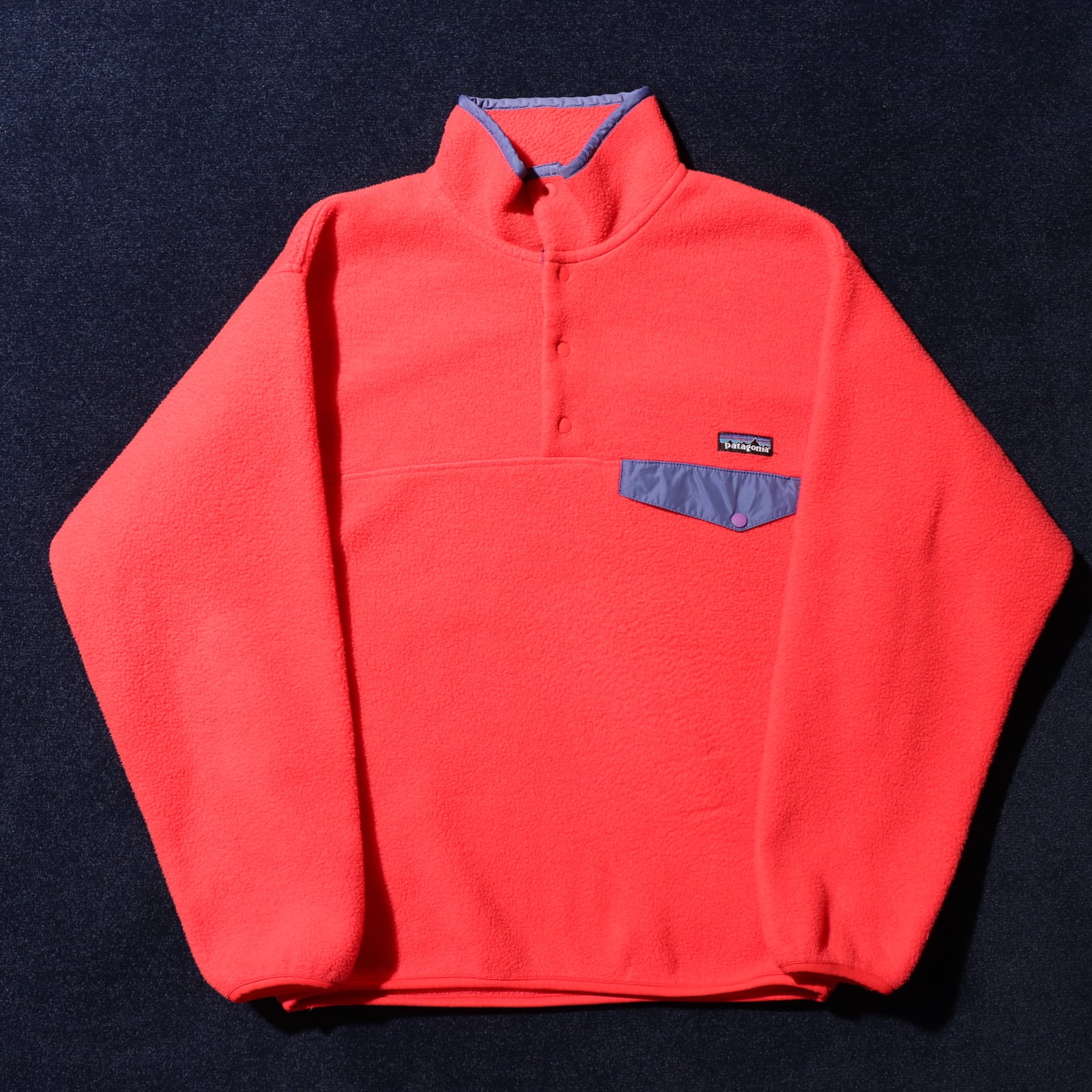 M ピンク 98年 シンチラスナップT Patagonia パタゴニア フリース