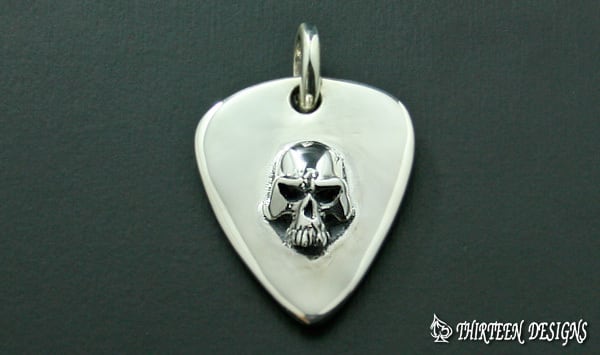 THIRTEENDESIGNS サーティーンデザインズ KP-18 SKULL PICK PENDANT