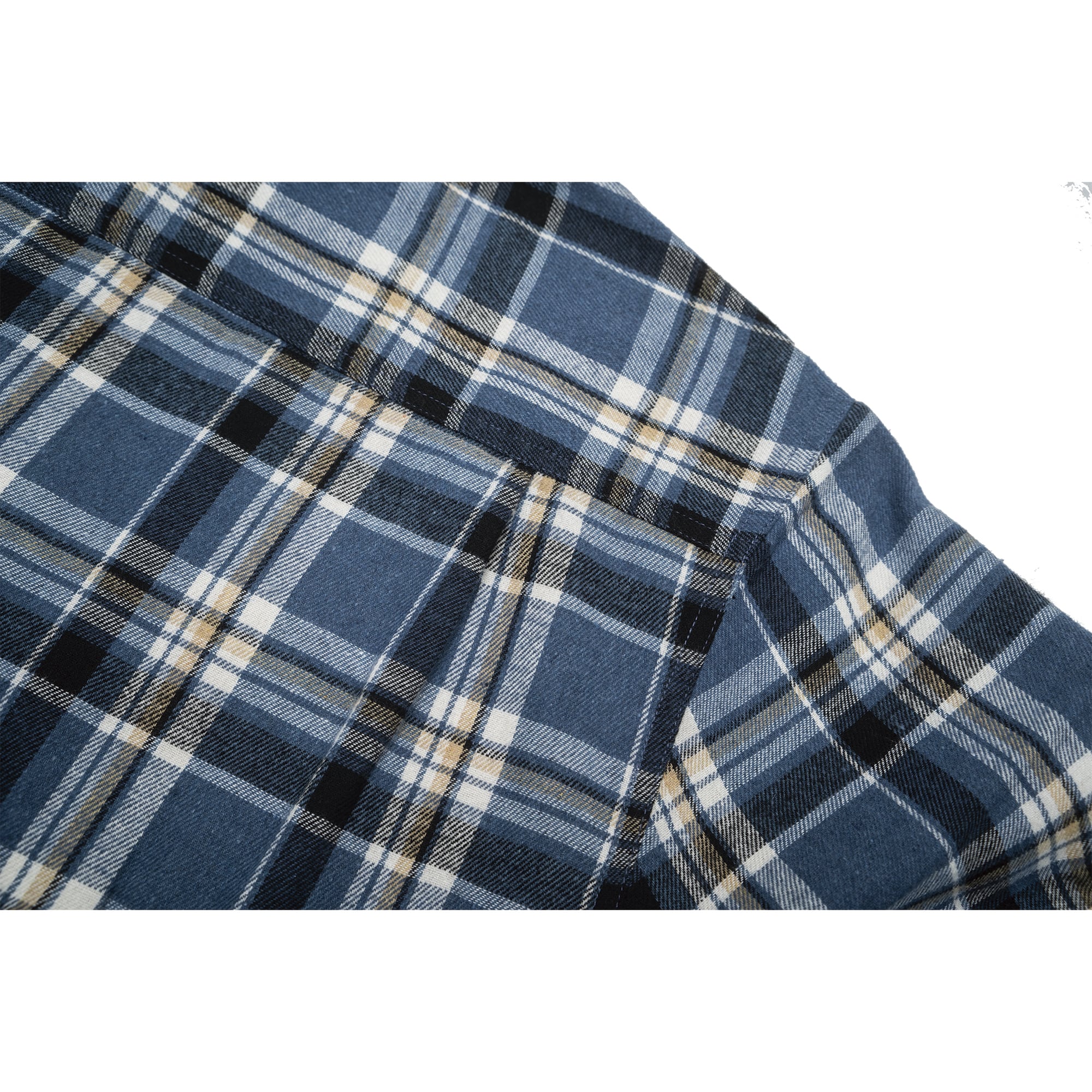 PANTY DROPPER x FLUTTER Double face Check Shirts BLUE | FLUTTER