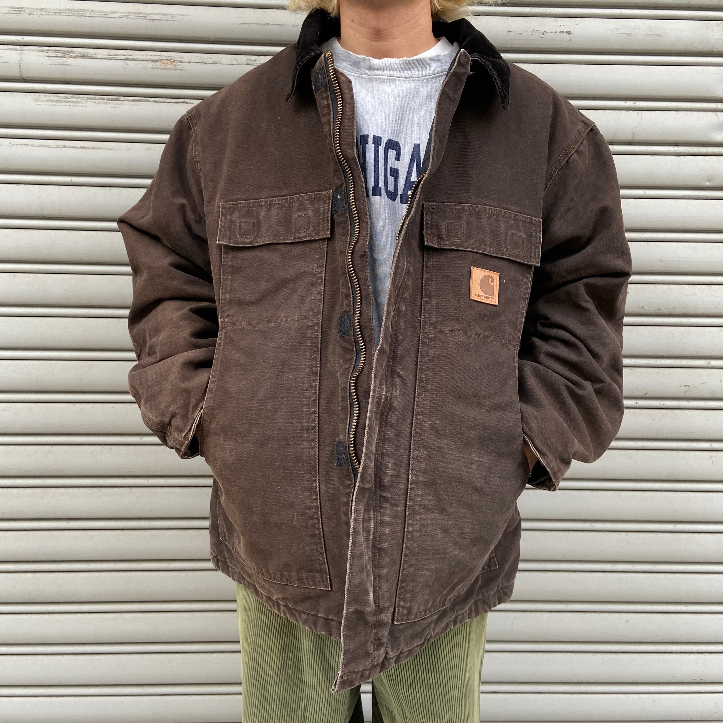 Carhartt トラディショナルコート XL ダックジャケット ダークブラウン