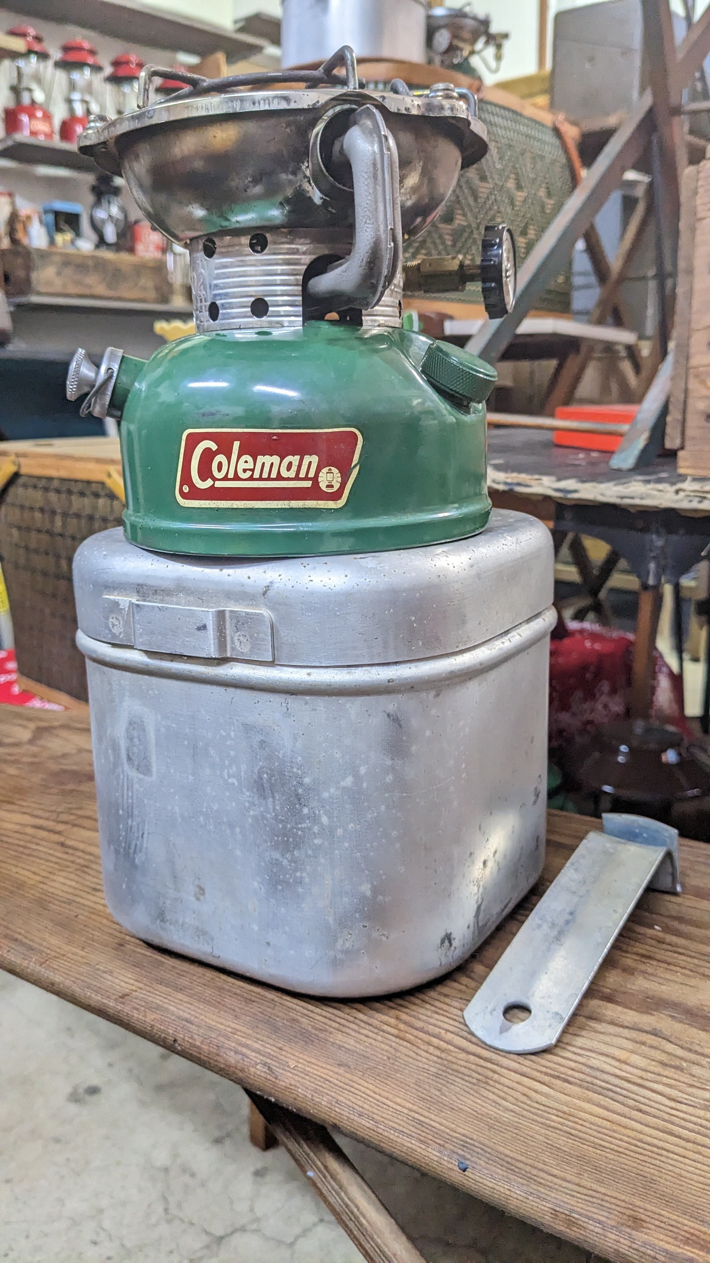 1984 Vintage Coleman 502 Sportster Singlebarner Stove With Case