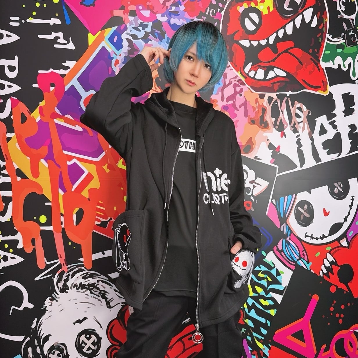 春秋用＊裏起毛BIG POCKET ZIP OUTER【RED EYE NIER】 | NIER CLOTHING