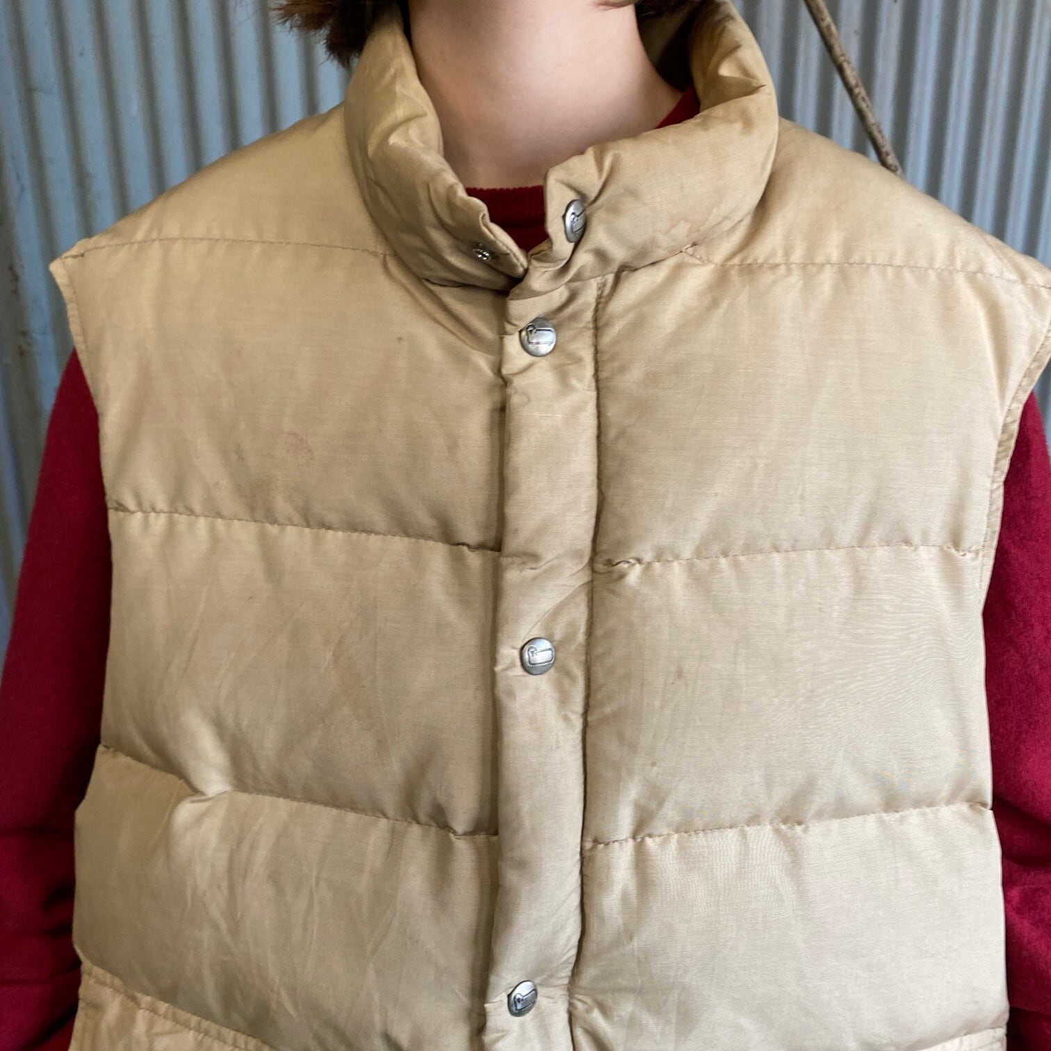 USA製 80年代 WOOLRICH ウールリッチ ダウンベスト アウトドアベスト