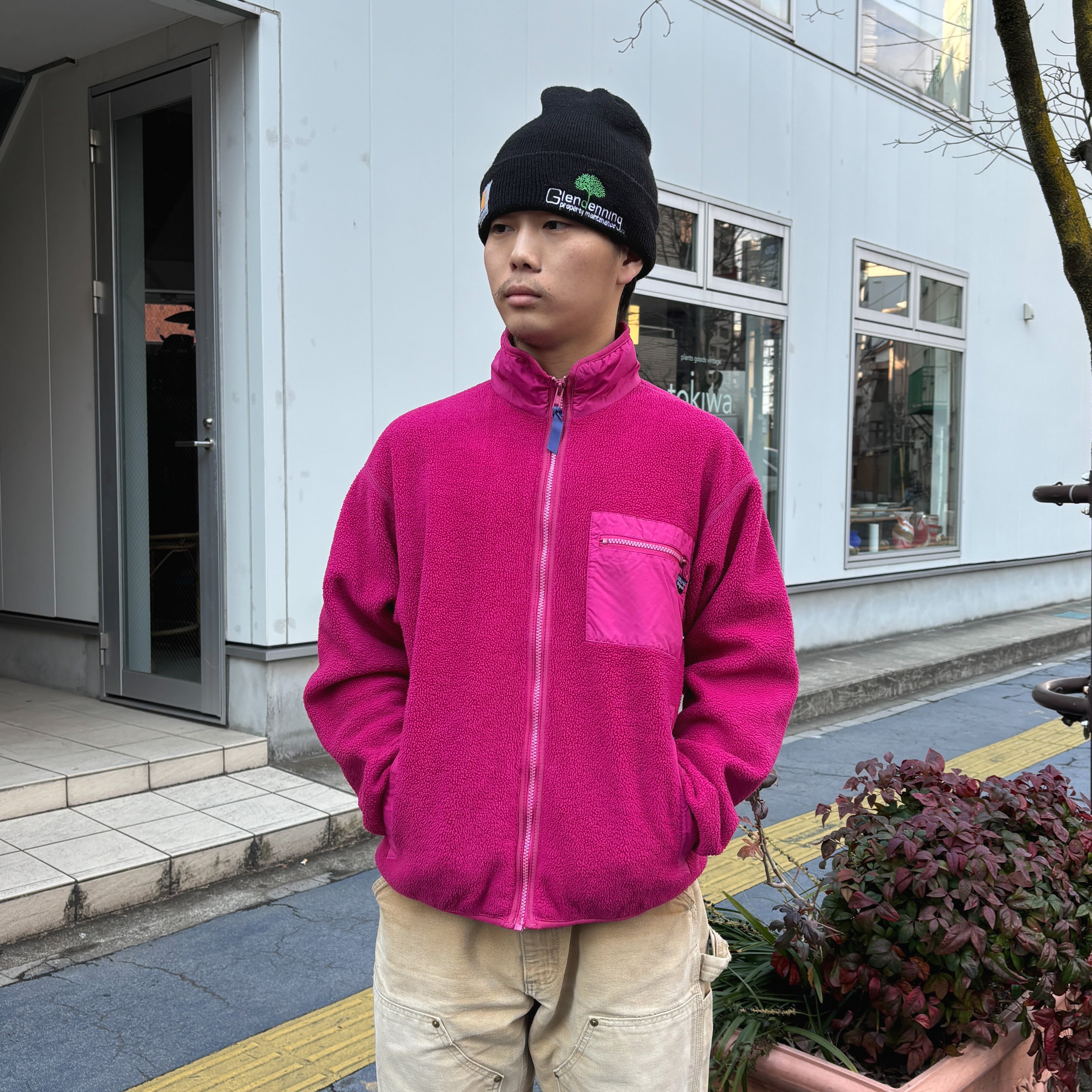 80's USA製 Patagonia ®入り三角タグ Full-Zip Fleece Jacket 12