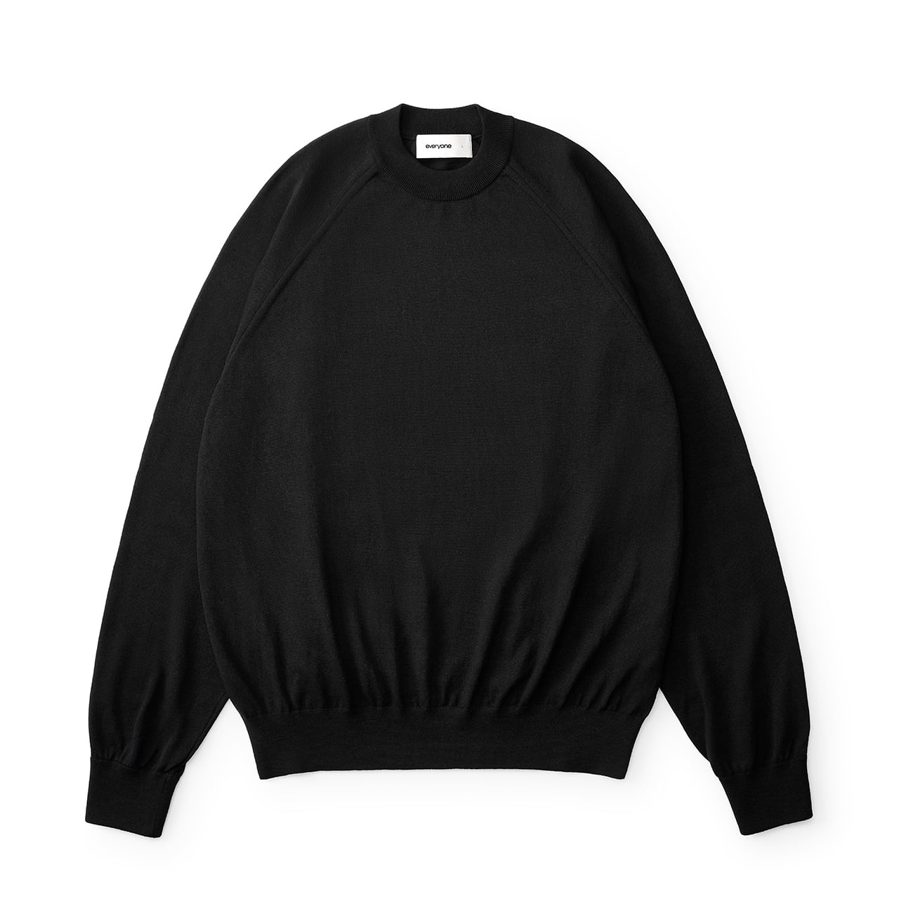 everyone j.30000 sketchy logo long sleeve tee shirt (NAVY) | everyone