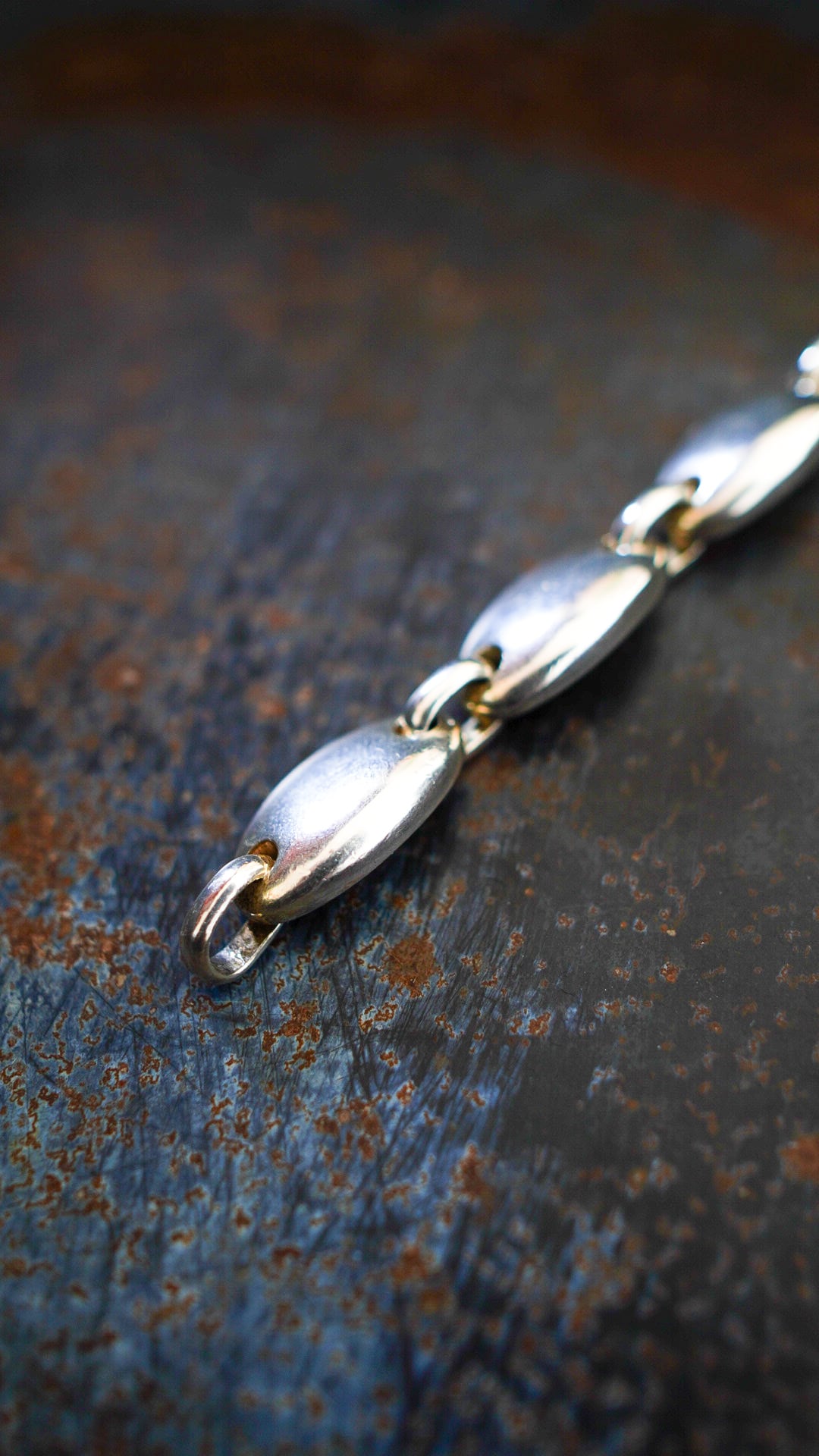 VINTAGE】TIFFANY&Co. ティファニー ぺブル リンク ネックレス