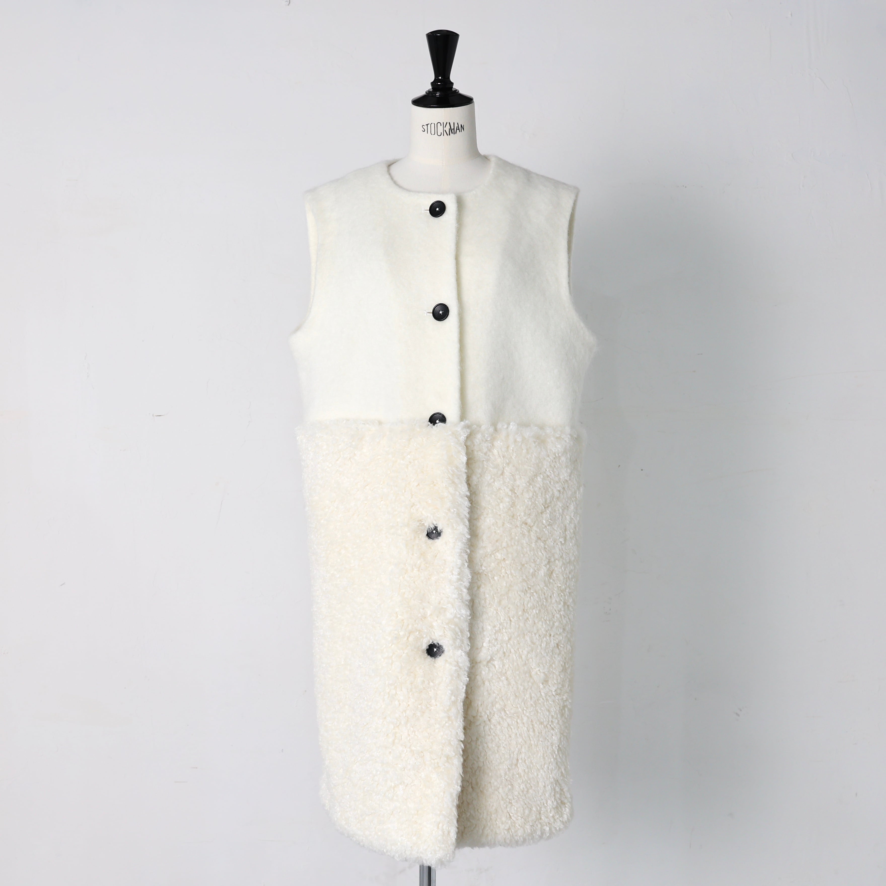 GPKW-603 Wool Mohair Teddy Vest | gypsohila