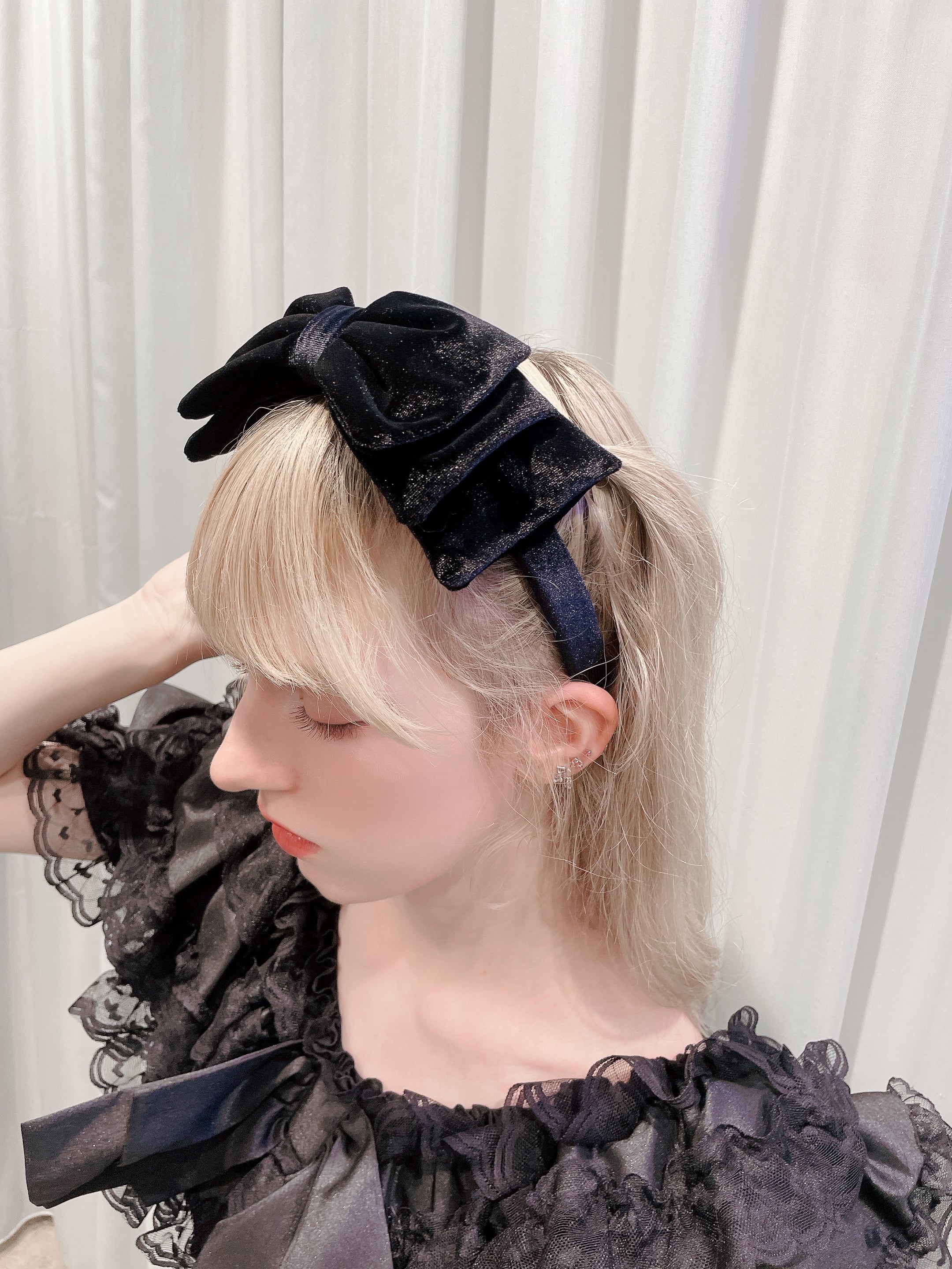 ベロアリボンカチューシャ | lilLilly official webstore