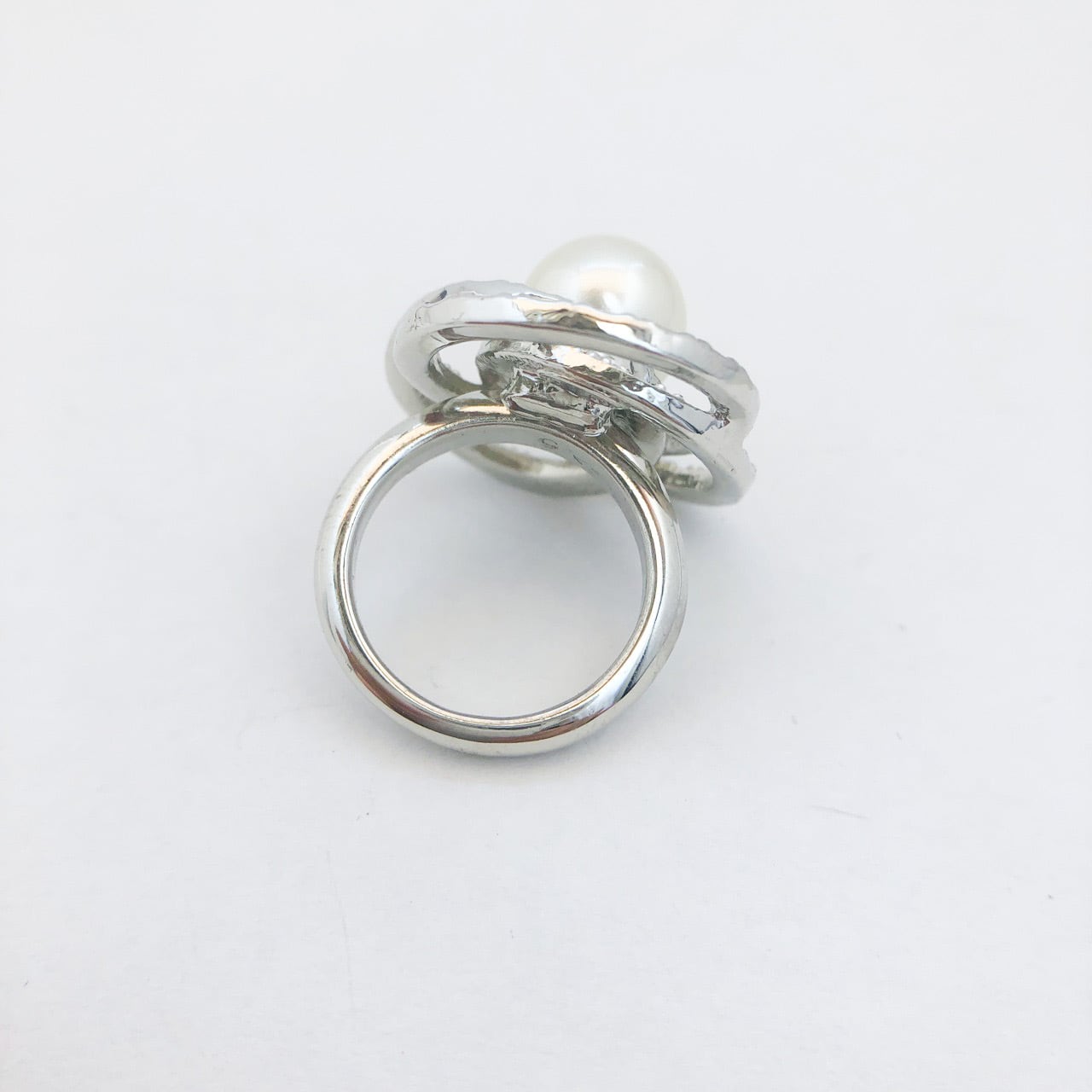 AVON” Pretty Pearlesque ring #8-9[r-67] ヴィンテージリング | LEO