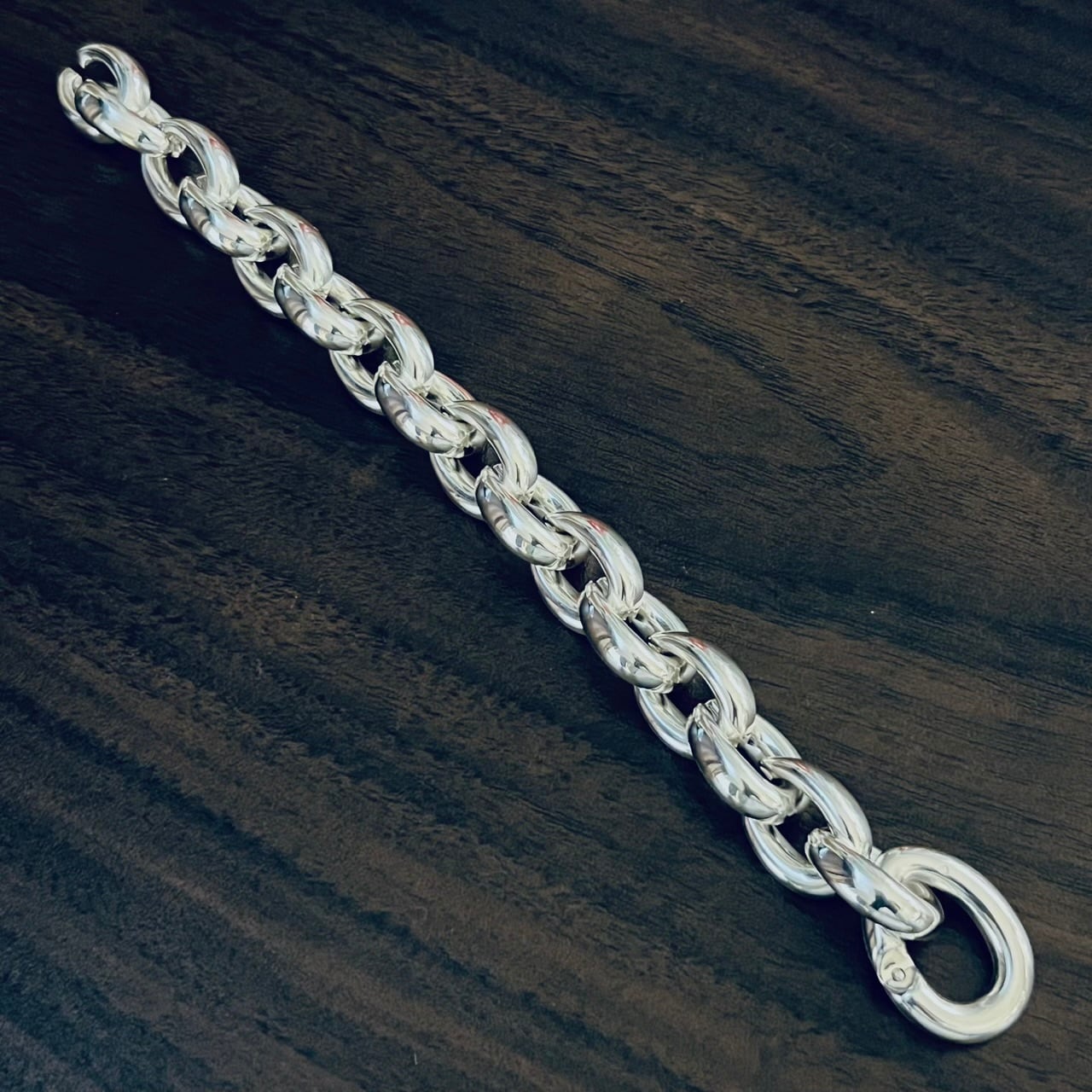 HERMES Acrobat Bracelet GM Sterling Silver | エルメス アクロバット