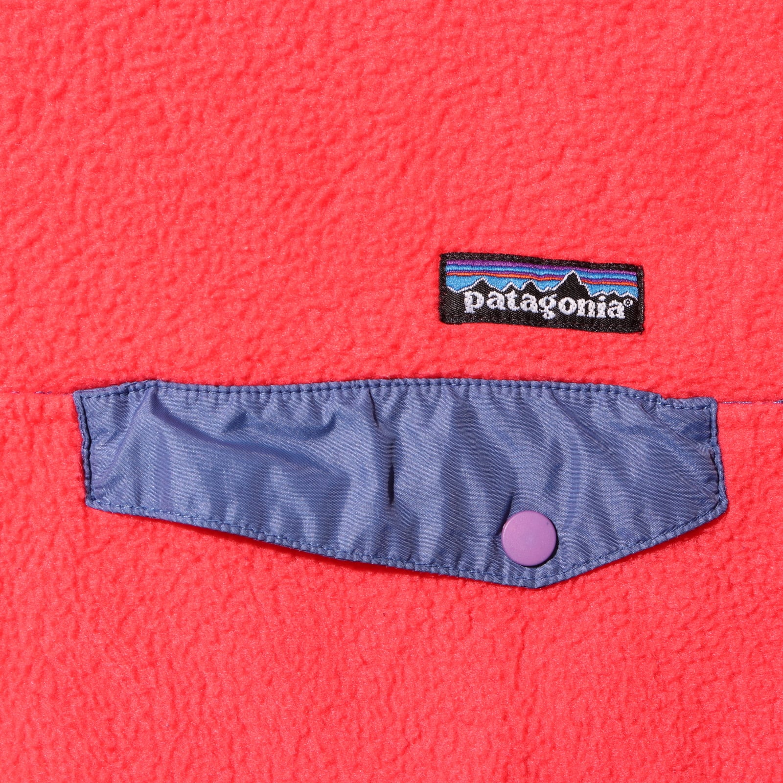 美品 L ピンク 98年 シンチラスナップT Patagonia パタゴニア フリース