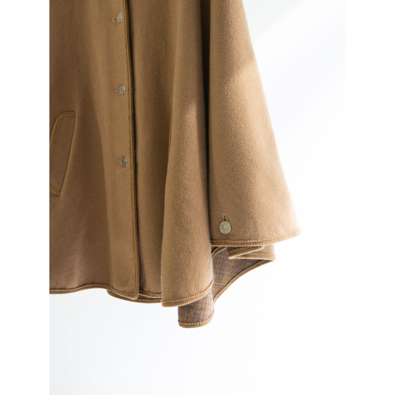 STEINBOCK】Made in Tyrol wool-polyamide loden cape（シュタイン