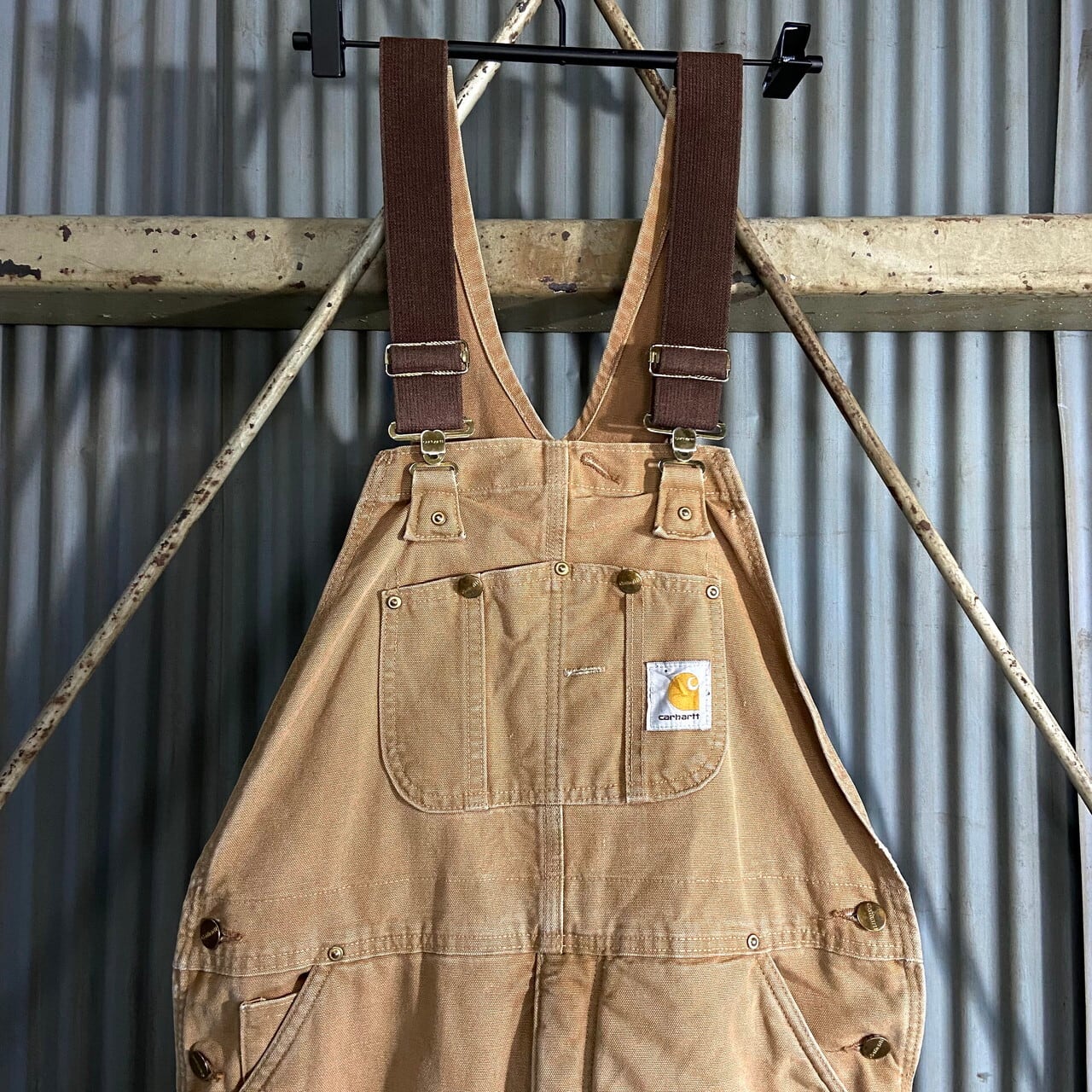 90年代 USA製 Carhartt カーハート ダック地 オーバーオール
