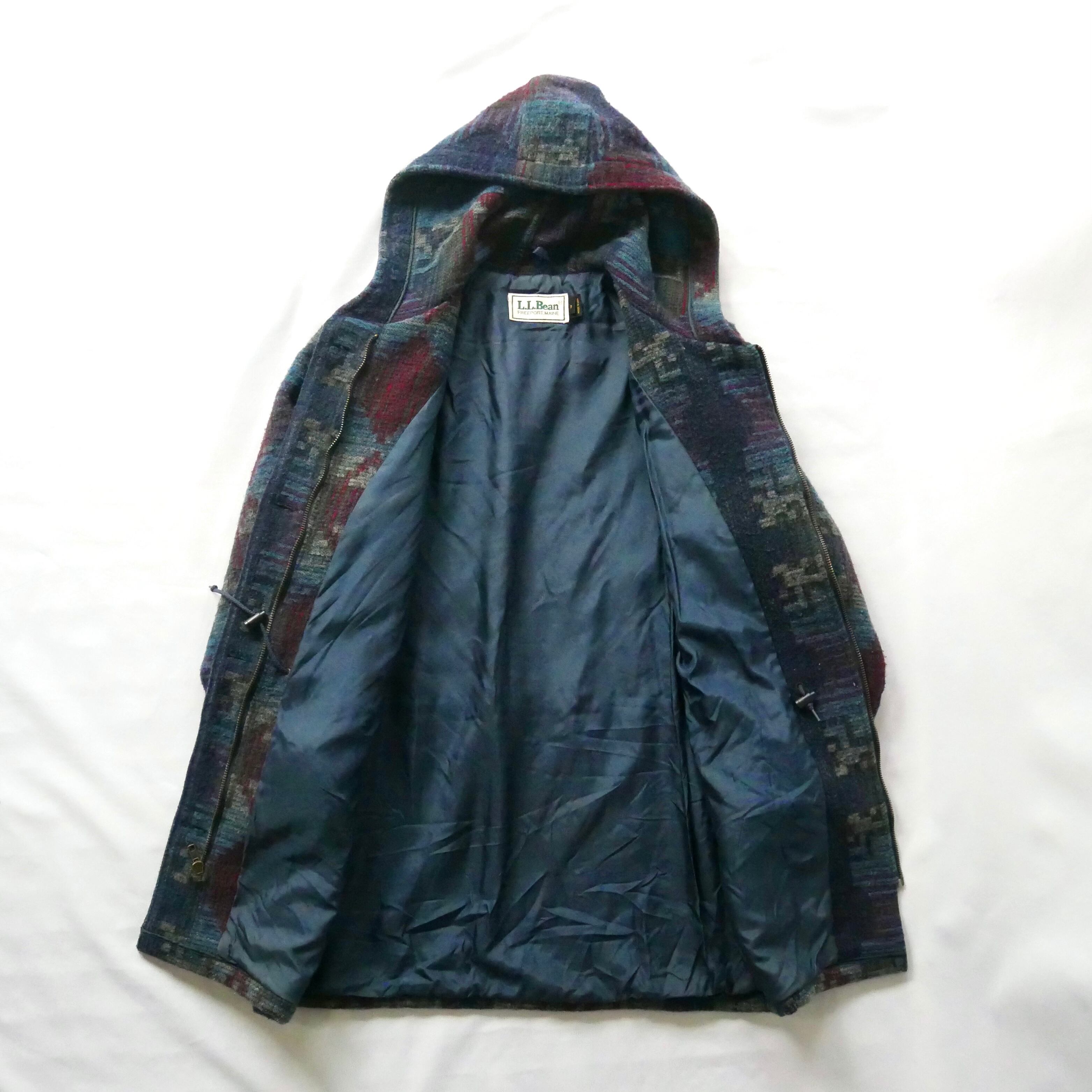 Made in USA 80s L.L.Bean native pattern wool jacket アメリカ製 80