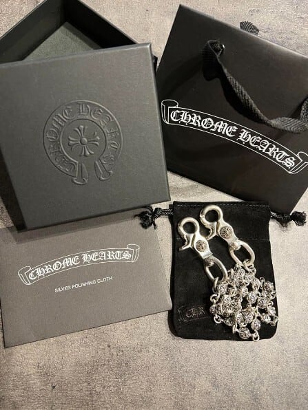 CHROME HEARTS クロムハーツ クロスボール ウォレットチェーン ロング