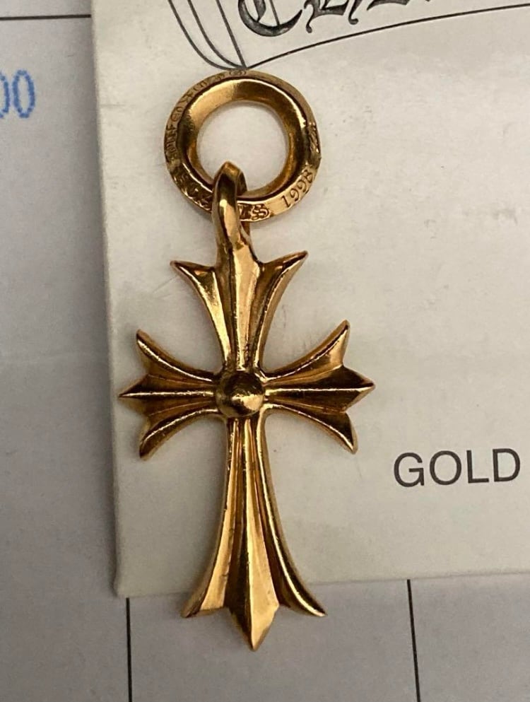 CHROME HEARTS クロムハーツ 22K タイニー CHクロス チャーム