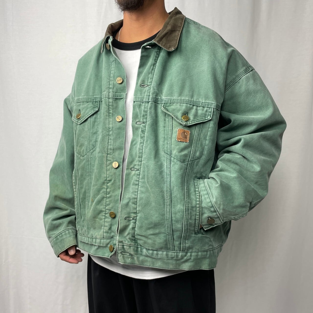 80年代 USA製 Carhartt カーハート ダック地 トラッカージャケット
