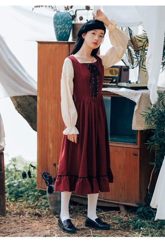 ロング丈ワンピース 可愛い レディースファション お姫様 S M L