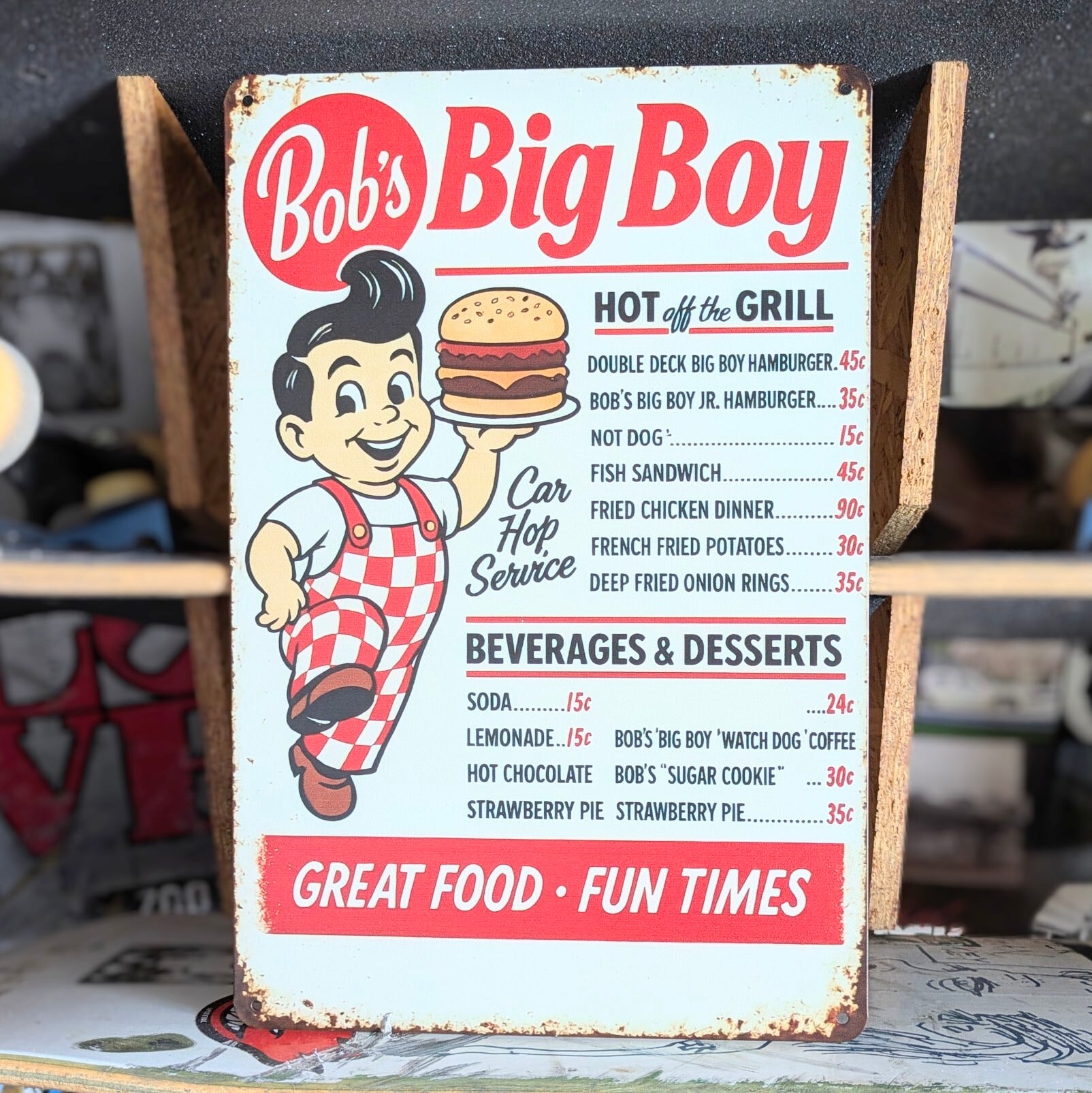 ♧送料無料！ちょうどいいブリキ看板 【ビッグボーイ（Big Boy