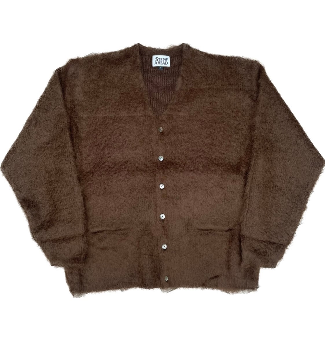 国産】STEP AHEAD Mohair Cardigan W/Pocket Solid Color Version