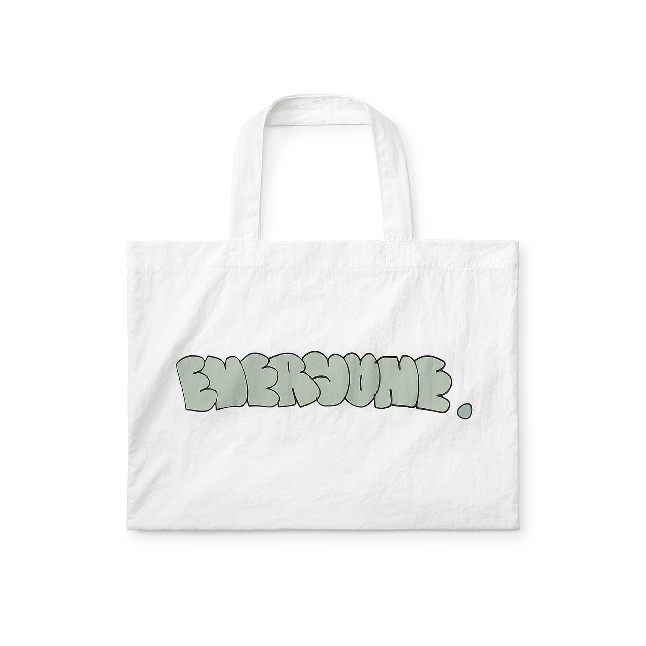 everyone nylon logo tote bag (NAVY) | everyone