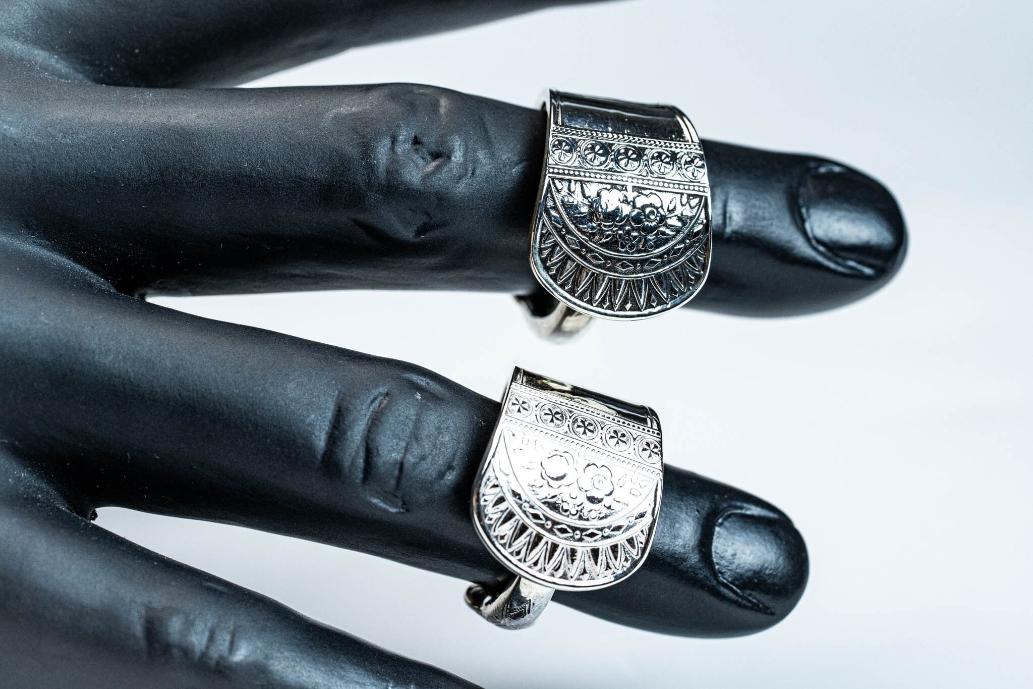 R-052 Cutlery Butter Knife Ring (燻し仕上げ) | WAKAN SILVER SMITH