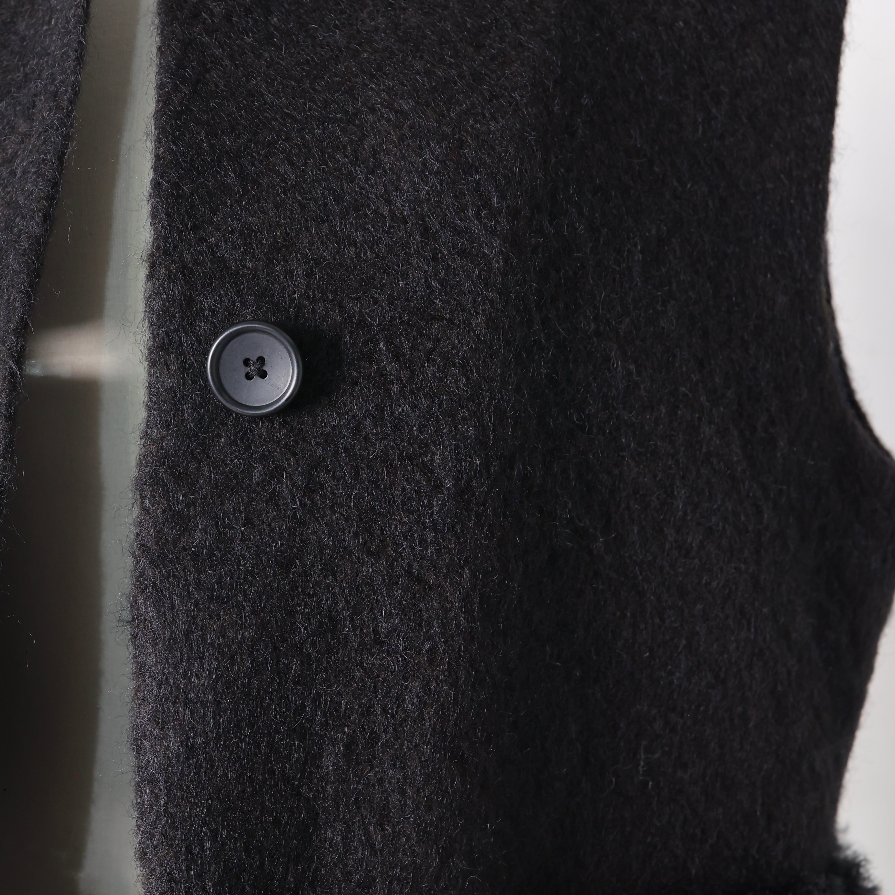 GPKW-603 Wool Mohair Teddy Vest | gypsohila