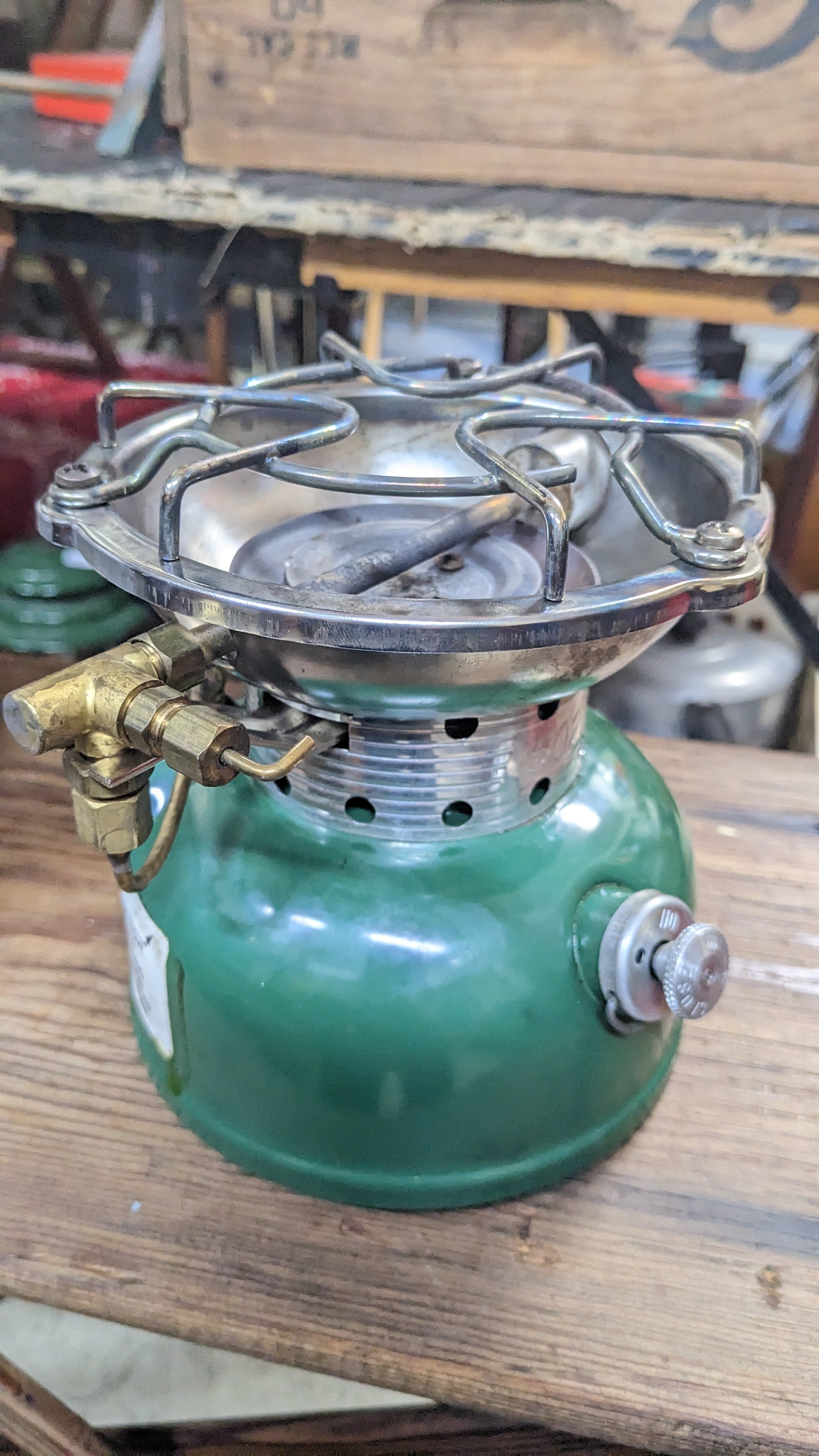 1984 Vintage Coleman 502 Sportster Singlebarner Stove With Case