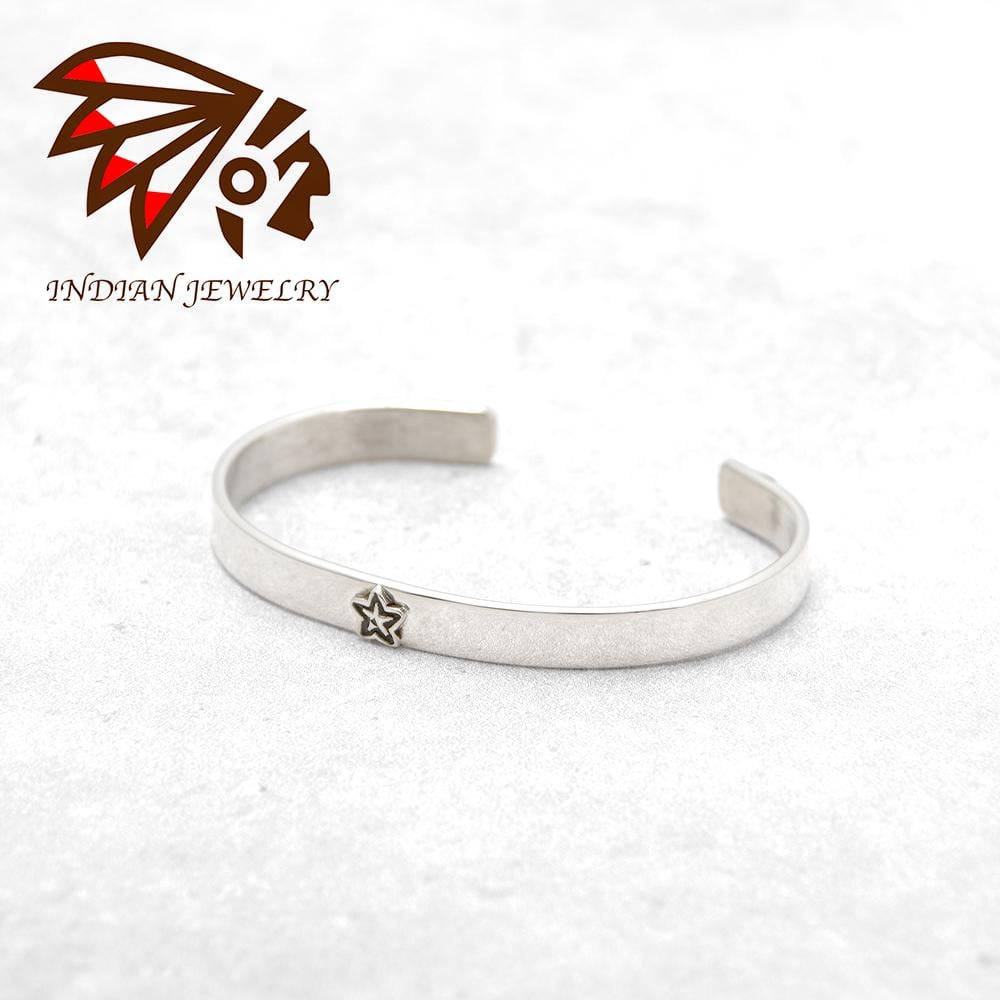 INDIAN JEWELRY インディアンジュエリー】Navajo Silver×14KGF Bangle