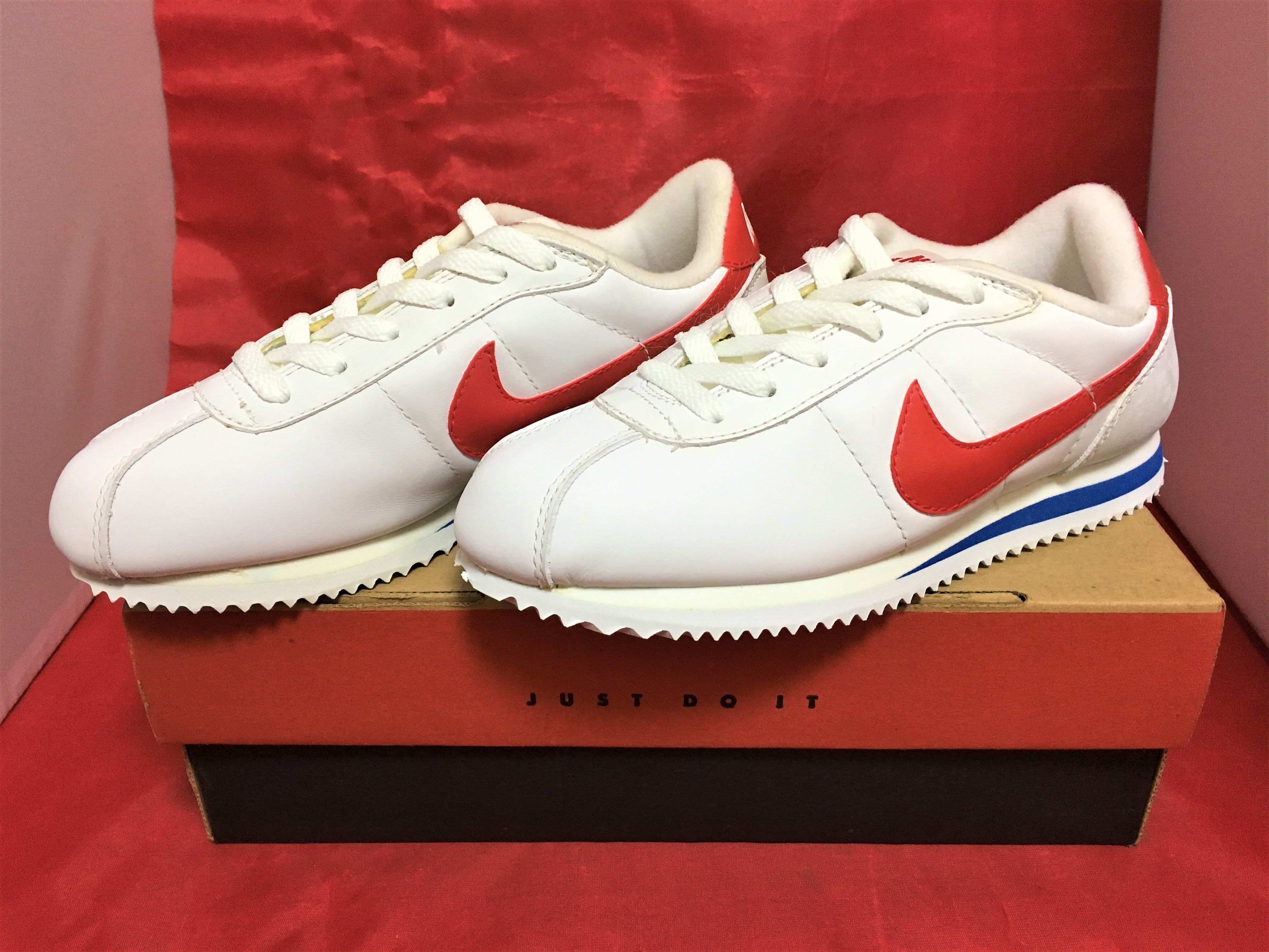 NIKE（ナイキ） LEATHER CORTEZ （レザーコルテッツ）4Y 23cm 白/赤