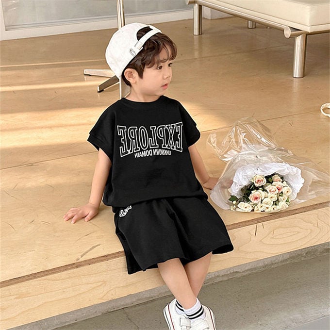 セットアップ キッズ 子供服 男の子 上下セット 半袖Tシャツ ハーフ