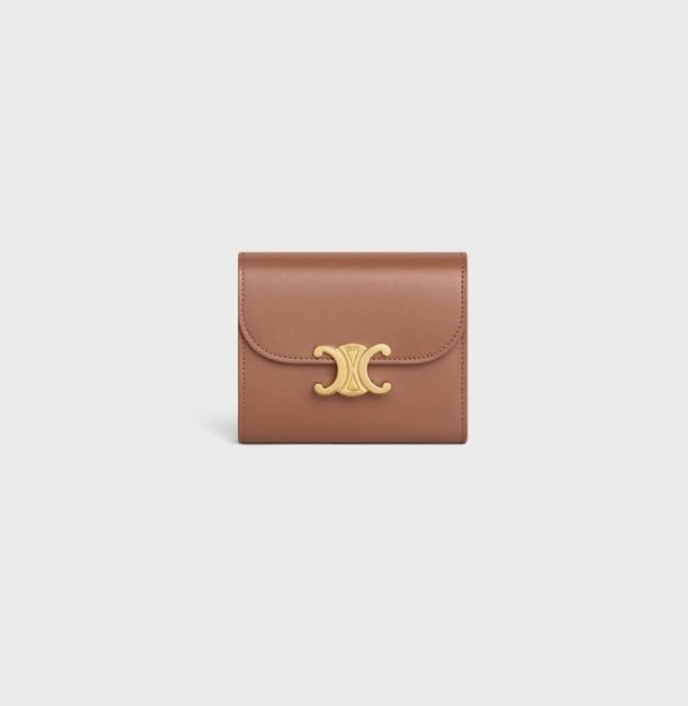 ☆CELINE☆スモールウォレット トリオンフ / シャイニーカーフスキン