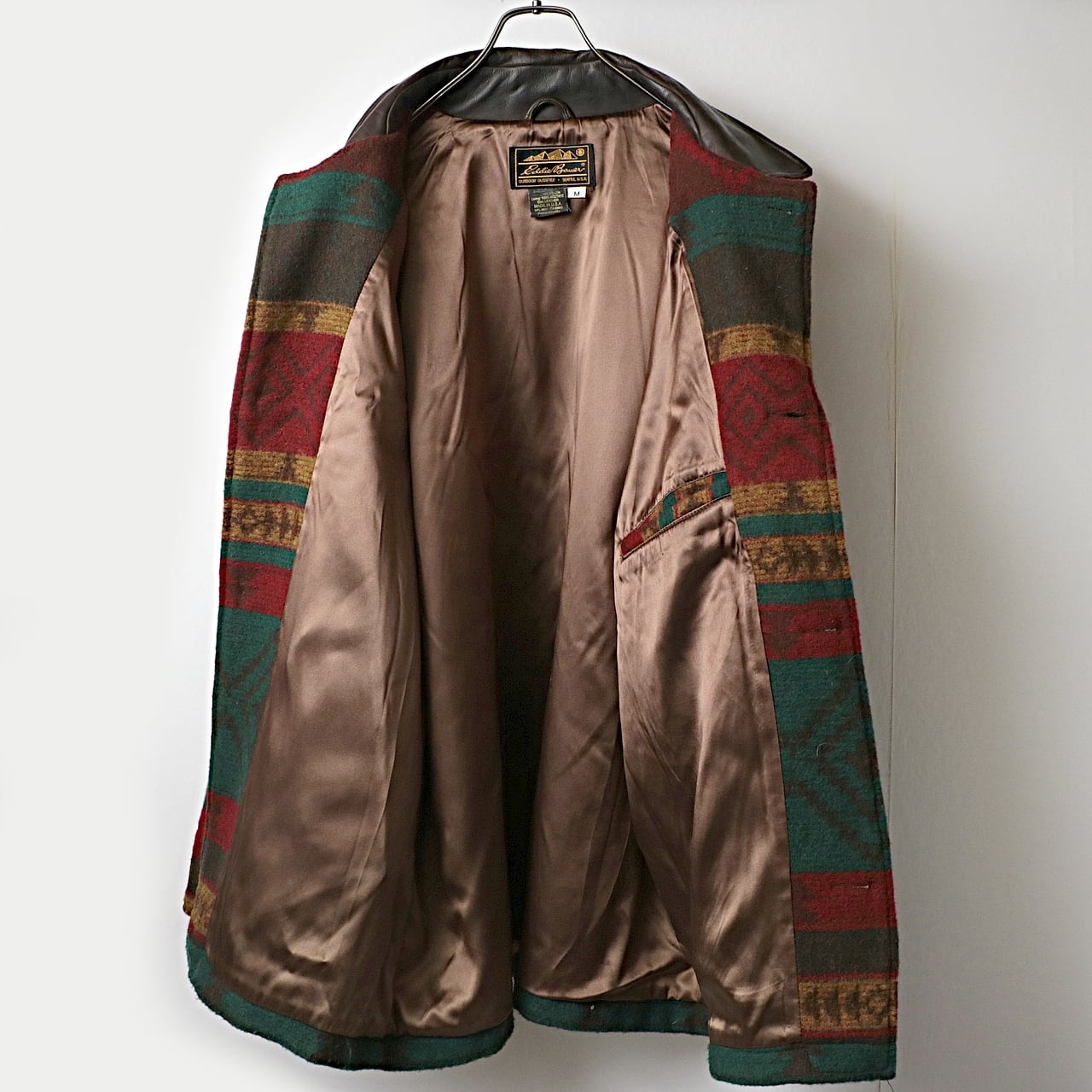 80s Eddie Bauer エディーバウアー ネイティブ 総柄 ジャケット コート