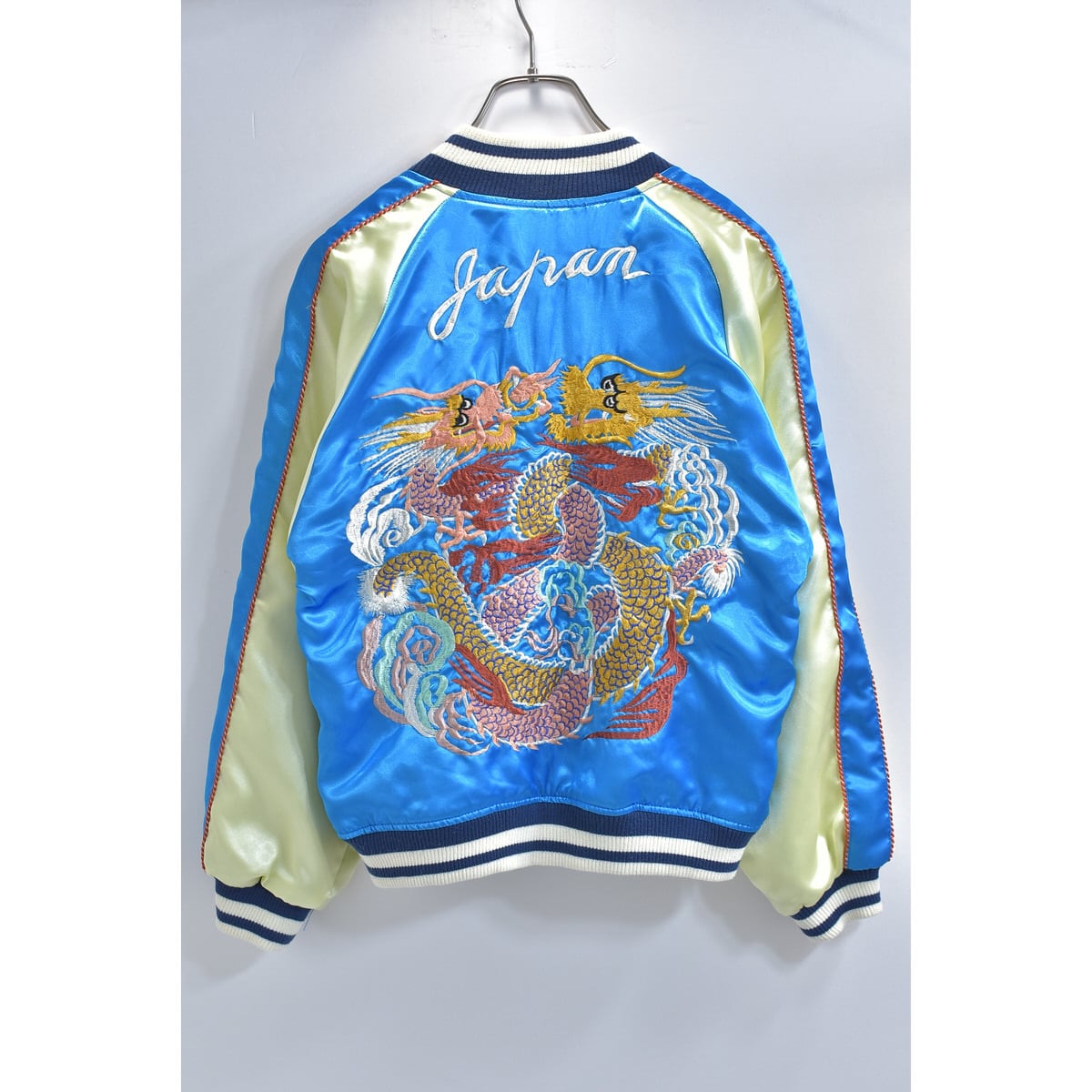 90s～ Unknown 双龍 刺繍デザイン 横須賀ジャンパー スカジャン
