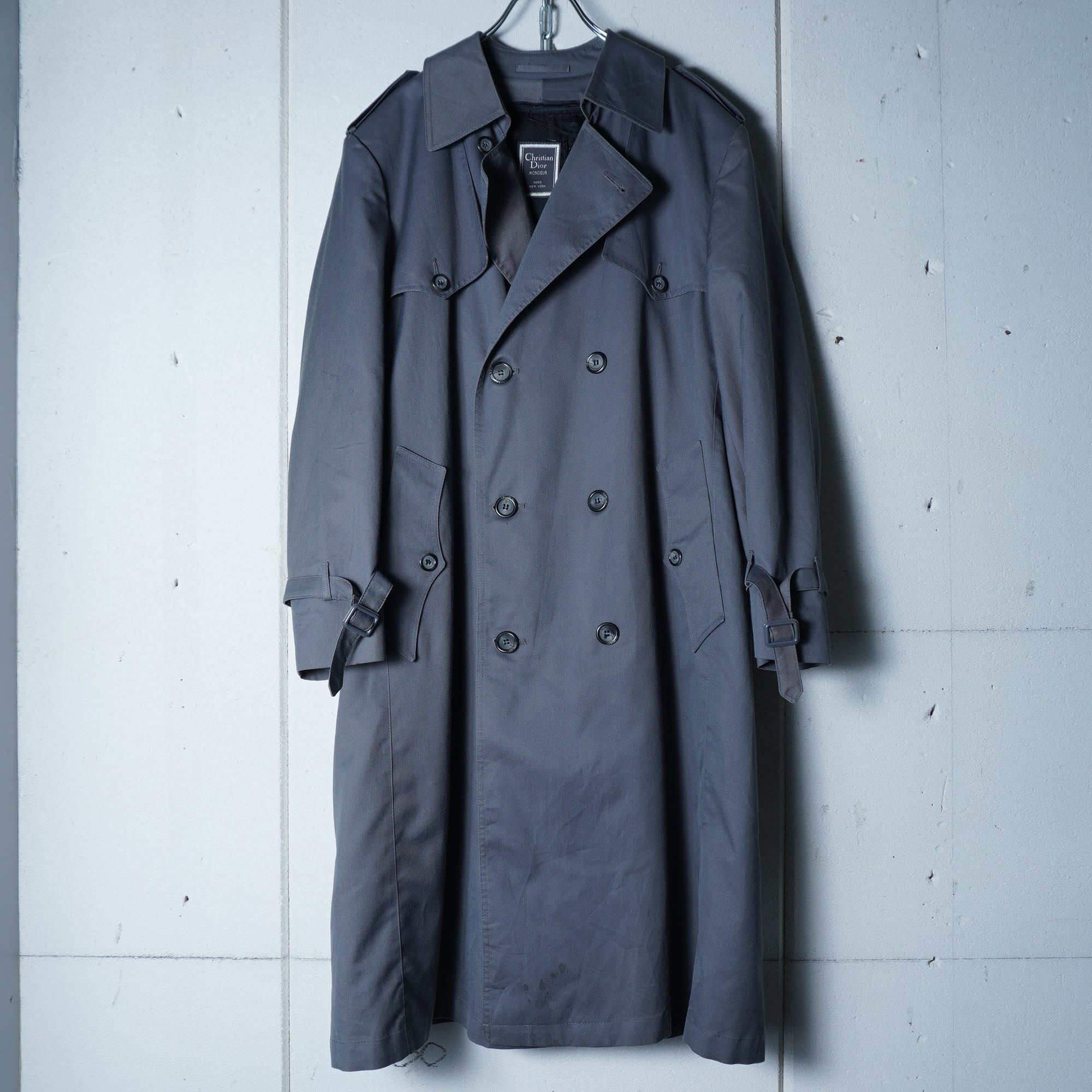 Christian Dior】クリスチャンディオール 完品 トレンチコート 40s