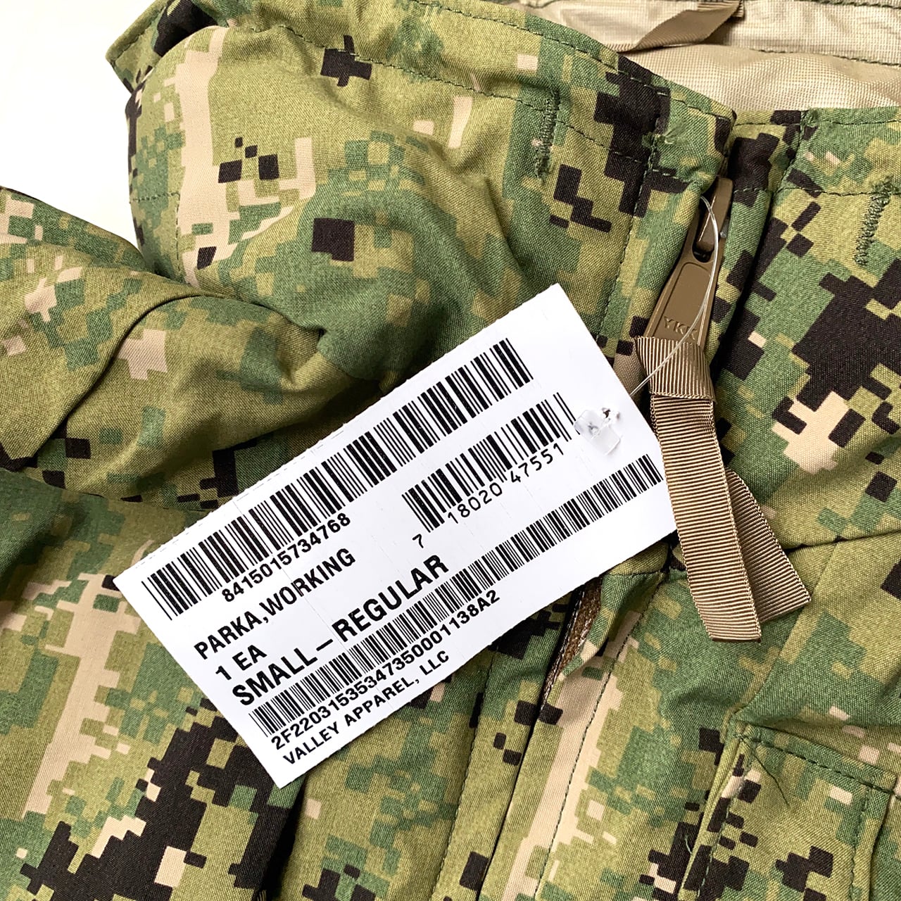 米軍実物 US NAVY NWU ゴアテックス パーカー デジタル カモ