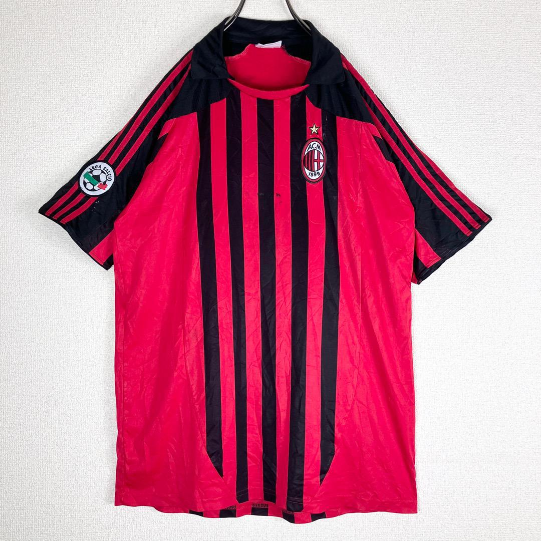 ACミラン カカ サッカーシャツ ユニフォーム 赤 黒 3XL 9658 | fuufu