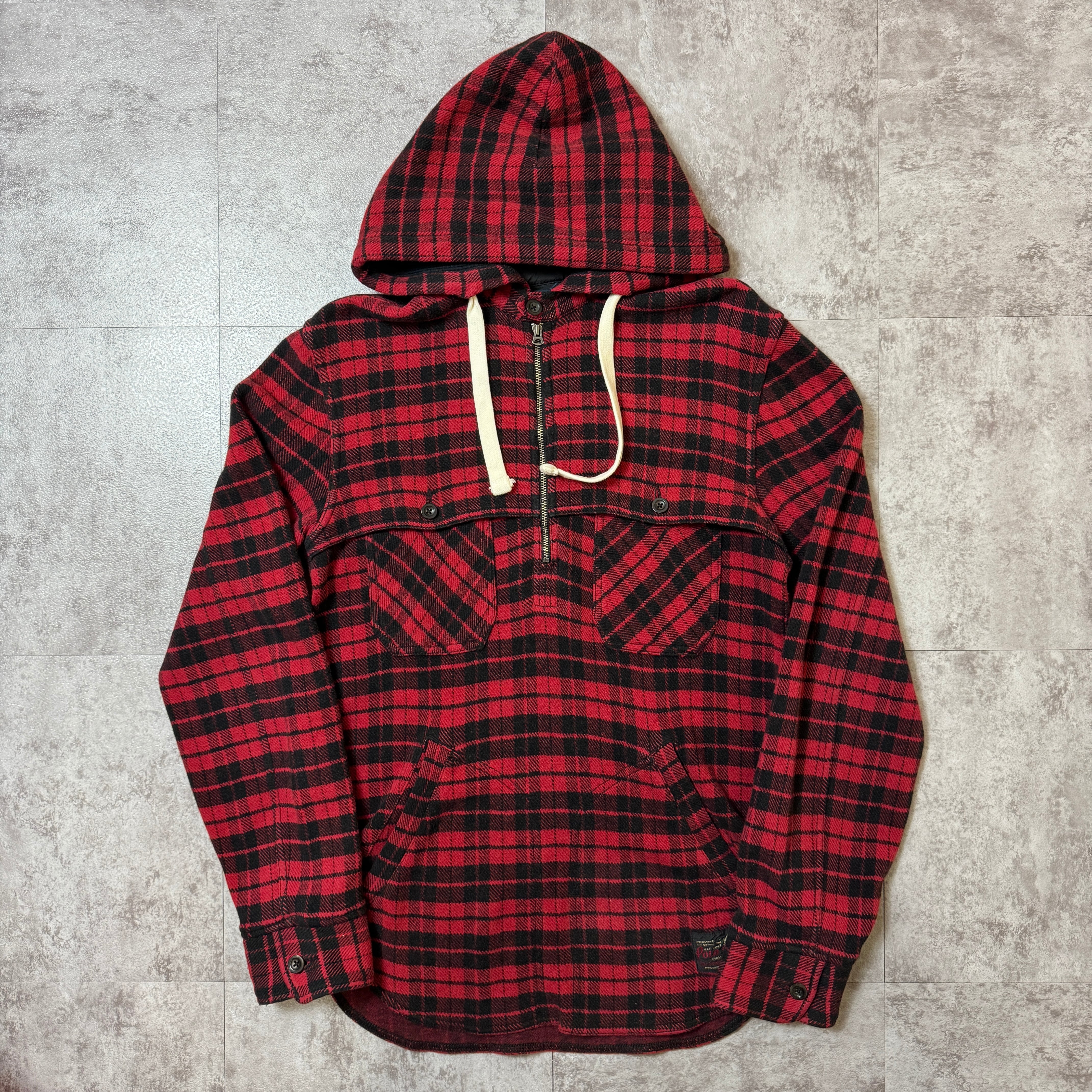 POLO RALPH LAUREN(ラルフローレン) Cotton & Wool Checked Hoodie
