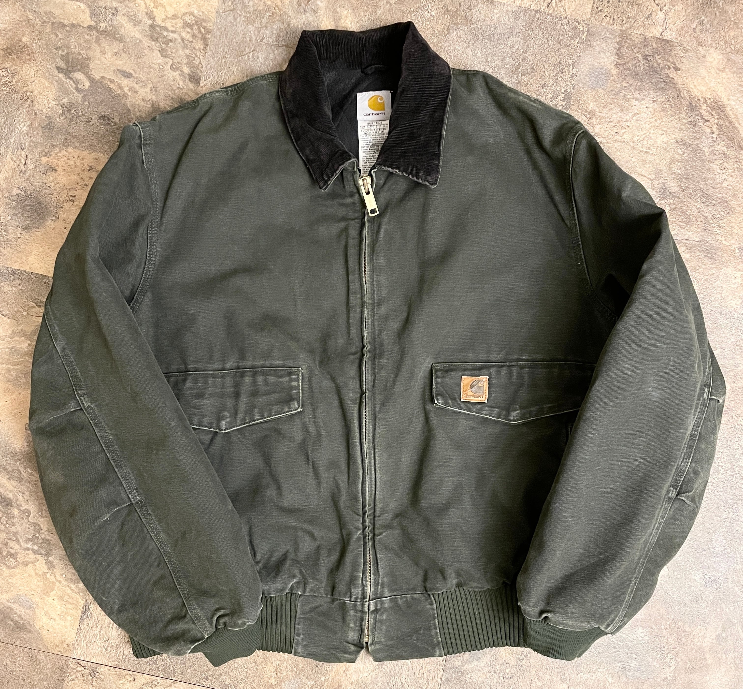carhartt カーハート ボンバー ジャケット J165 モスグリーン | Pay ID