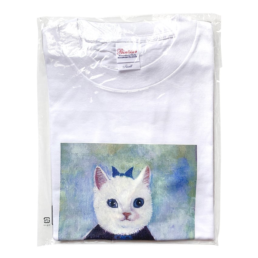 Tシャツ／猫絵画 | 〈YOJI KURI SHOP〉COO