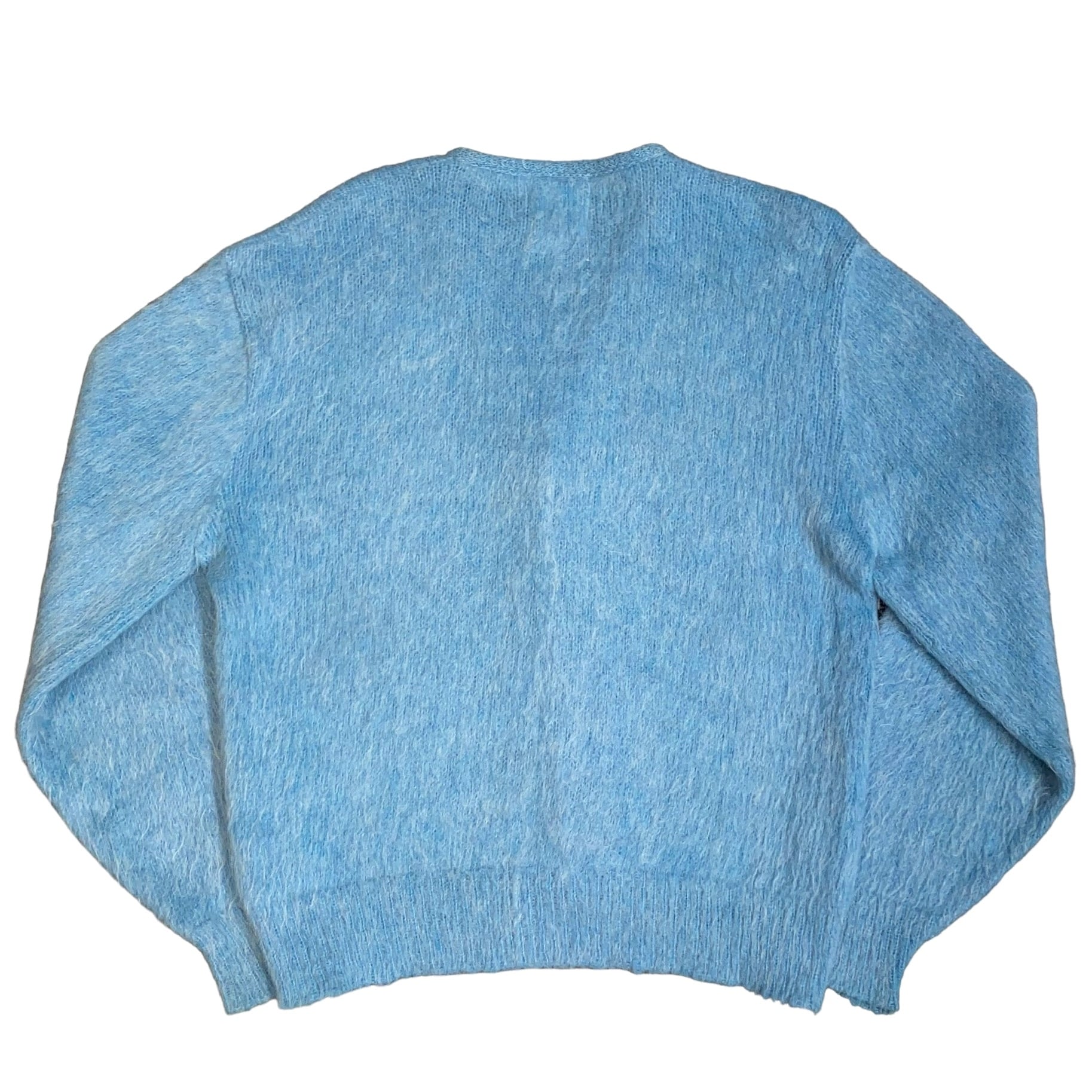 60s Brian mohair cardigan モヘアカーディガン 水色 ライト ブルー