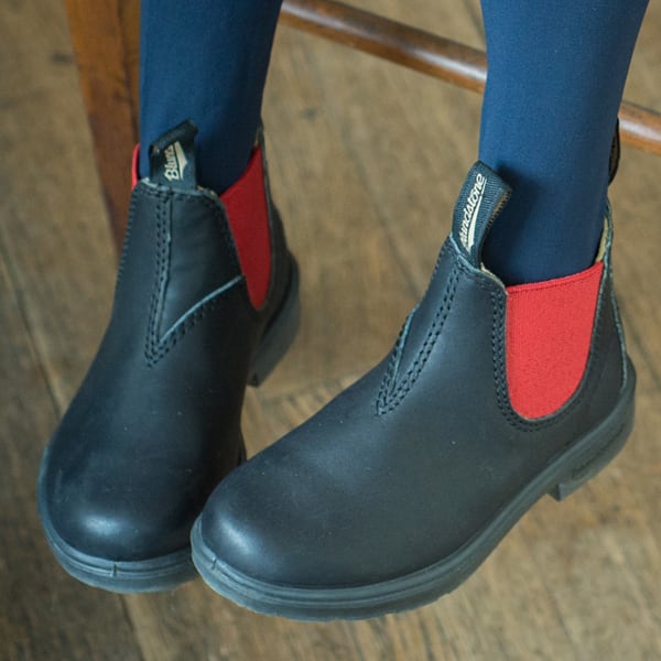 Blundstone］サイドゴアブーツ#581 キッズ｜BLACK／RED | bibmilk Online
