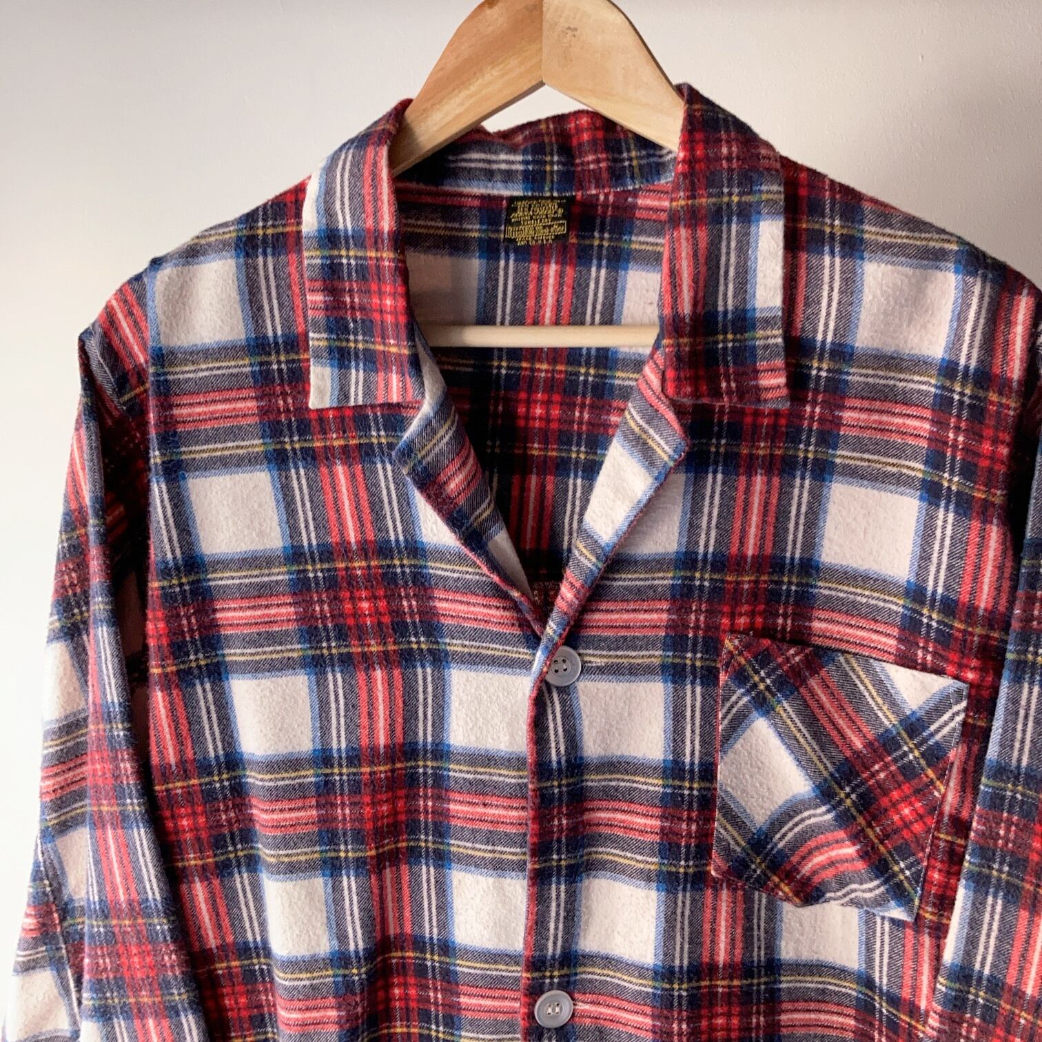 80's SEARS プリントネルパジャマシャツ Size L【0611A15】 | 【公式